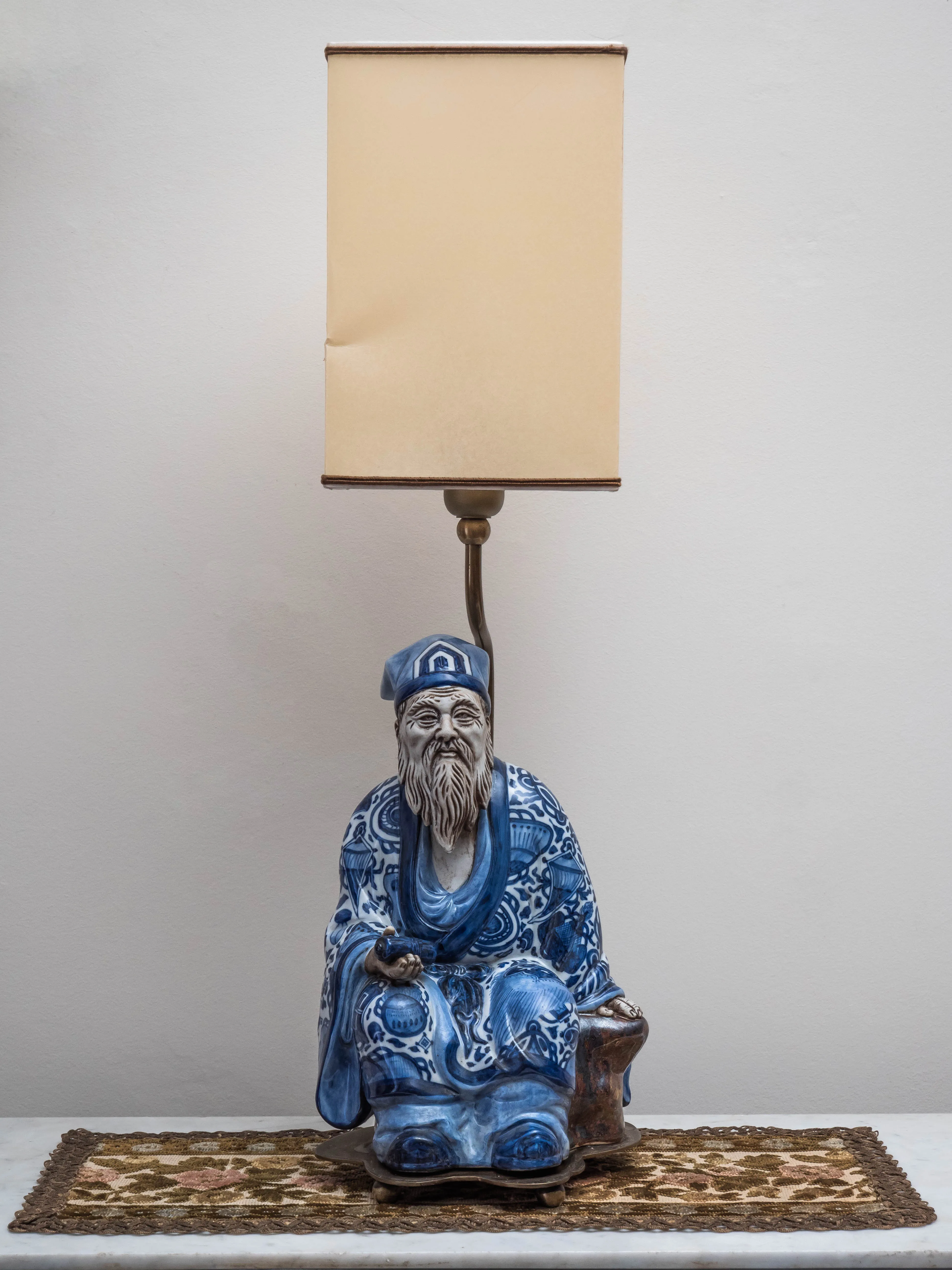 Porcelánová lampička čínský mudrc - 10
