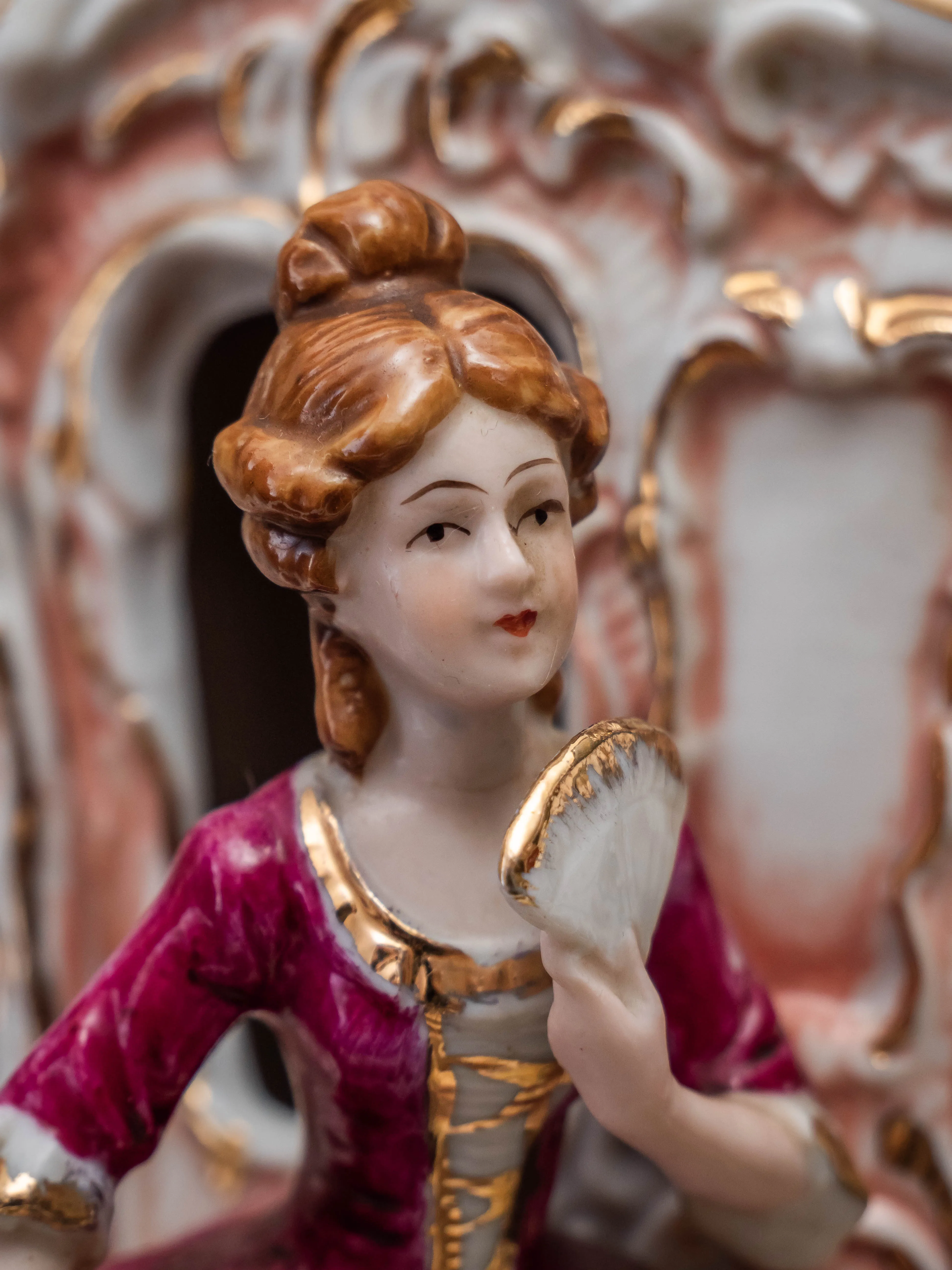 Porcelánový dostavník čtyřspřeží - 6