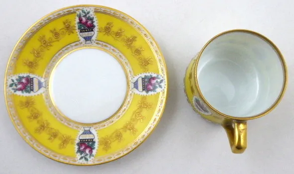 Žlutý šálek – Pfeiffer & Löwenstein, Schlackenwerth - 3
