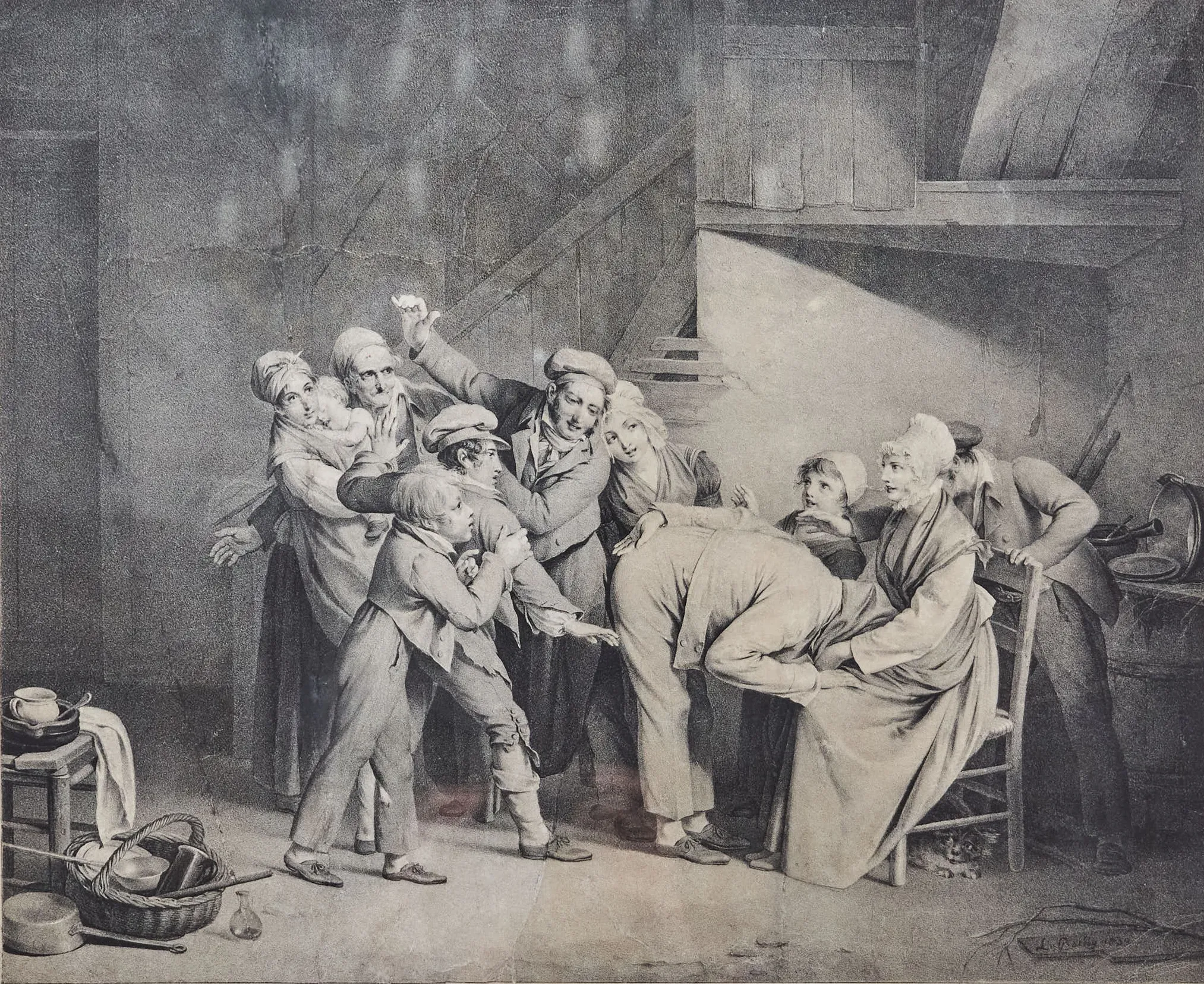 Dvojice historických litografií „Le Pied de Boeuf“ a „La Main Aude“ - 5