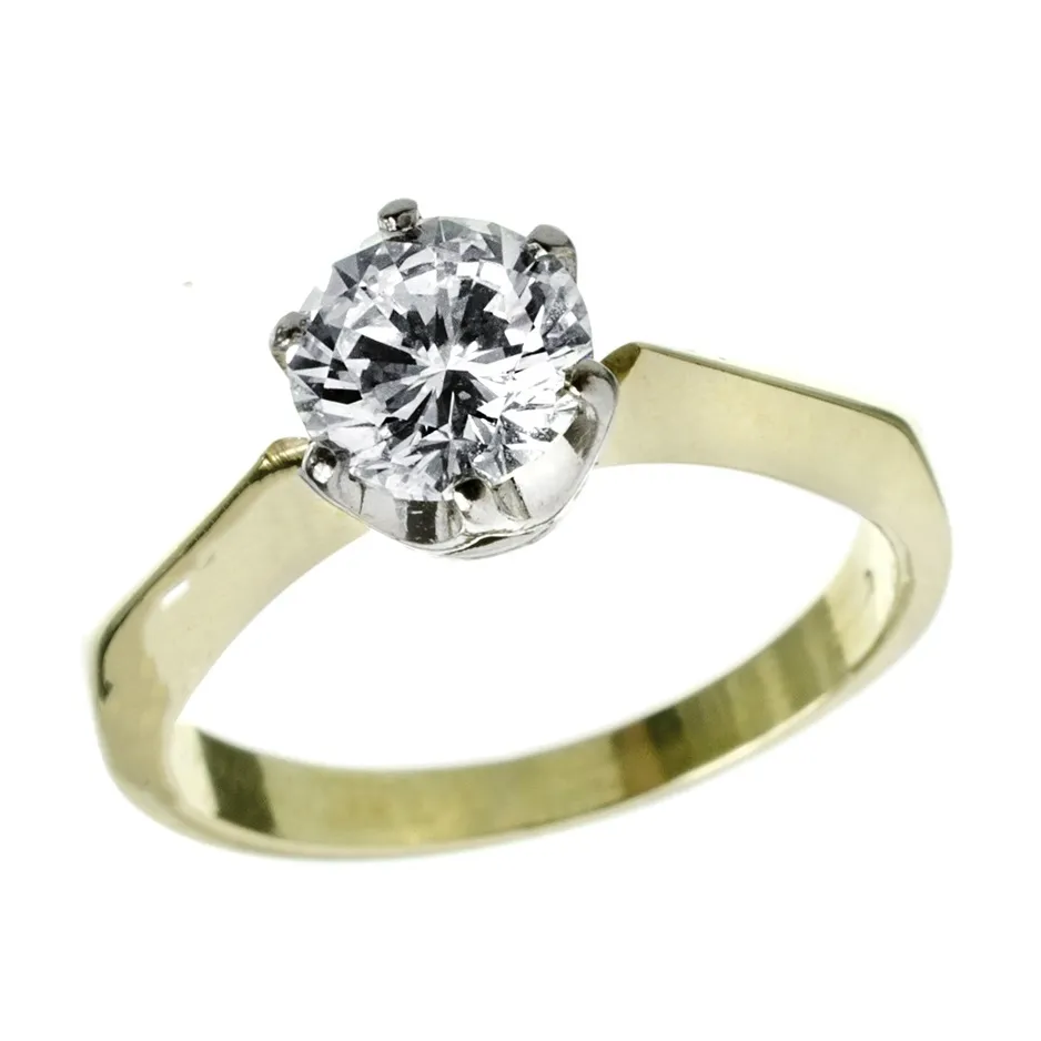 Zlatý prsten s briliantem 1,01 ct - 3