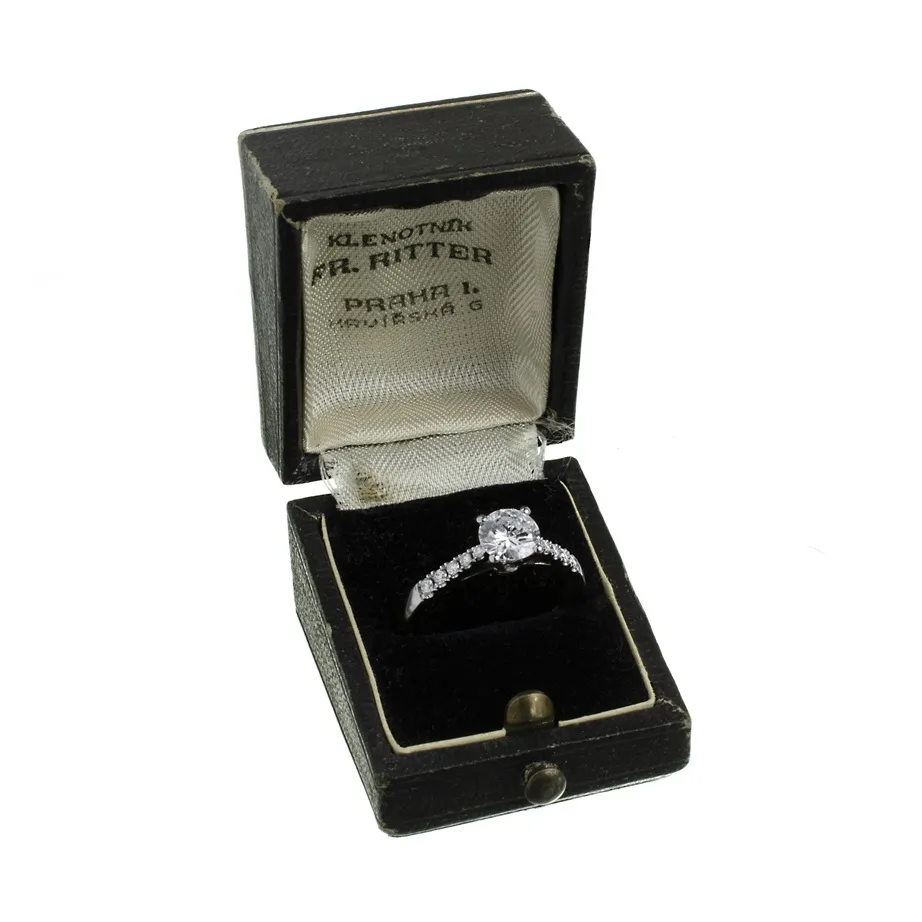 Zlatý prsten s brilianty 1,18 ct - 4