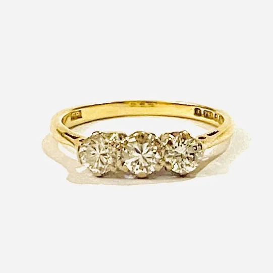 Zlatý prsten s diamanty 0,50 ct - 1