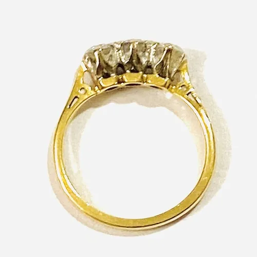 Zlatý prsten s diamanty 0,50 ct - 4