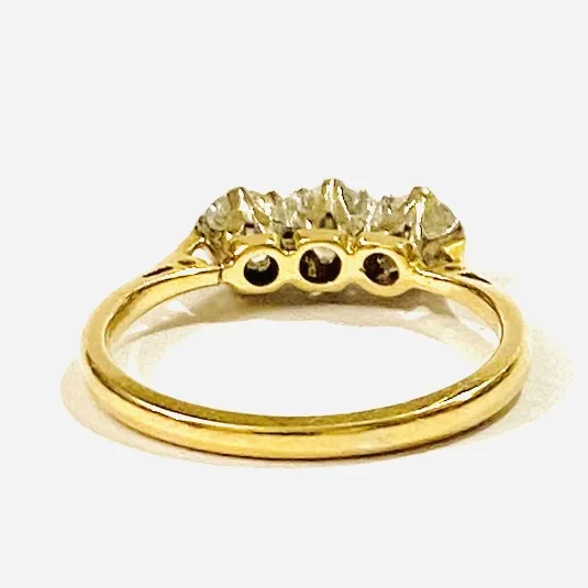 Zlatý prsten s diamanty 0,50 ct - 5