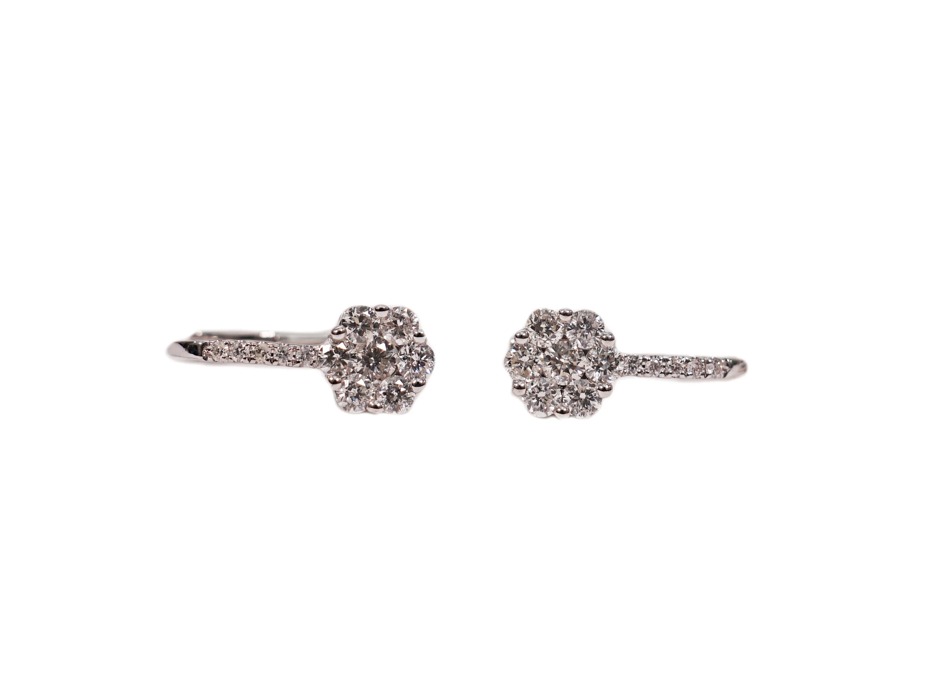Zlaté náušnice s brilianty 0,64 ct - 2