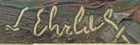 Láďa Ehrlich (1886-1965) – Vrby na břehu řeky - 4