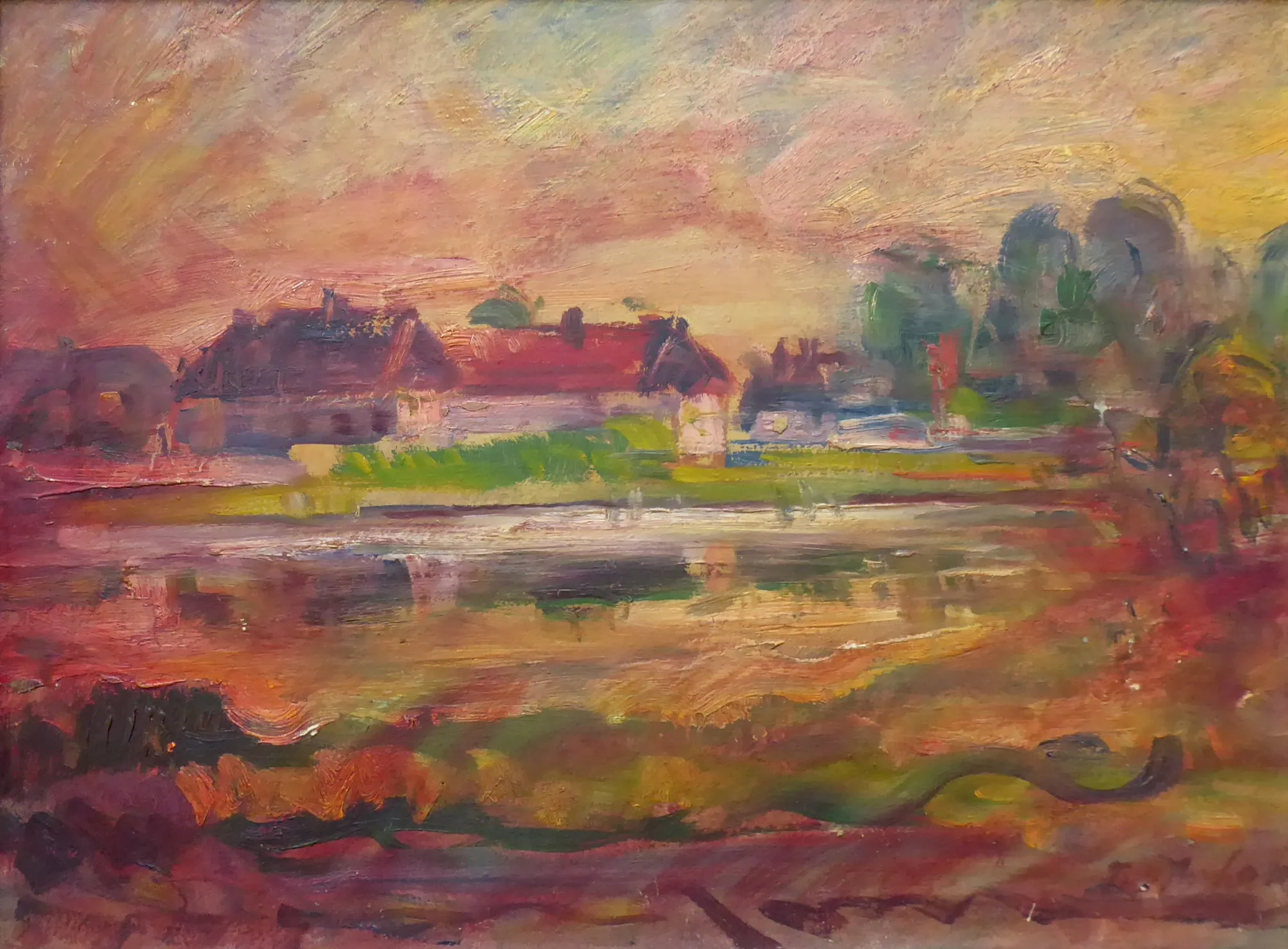 František Josef Archalous – Krajina s červánky - 2