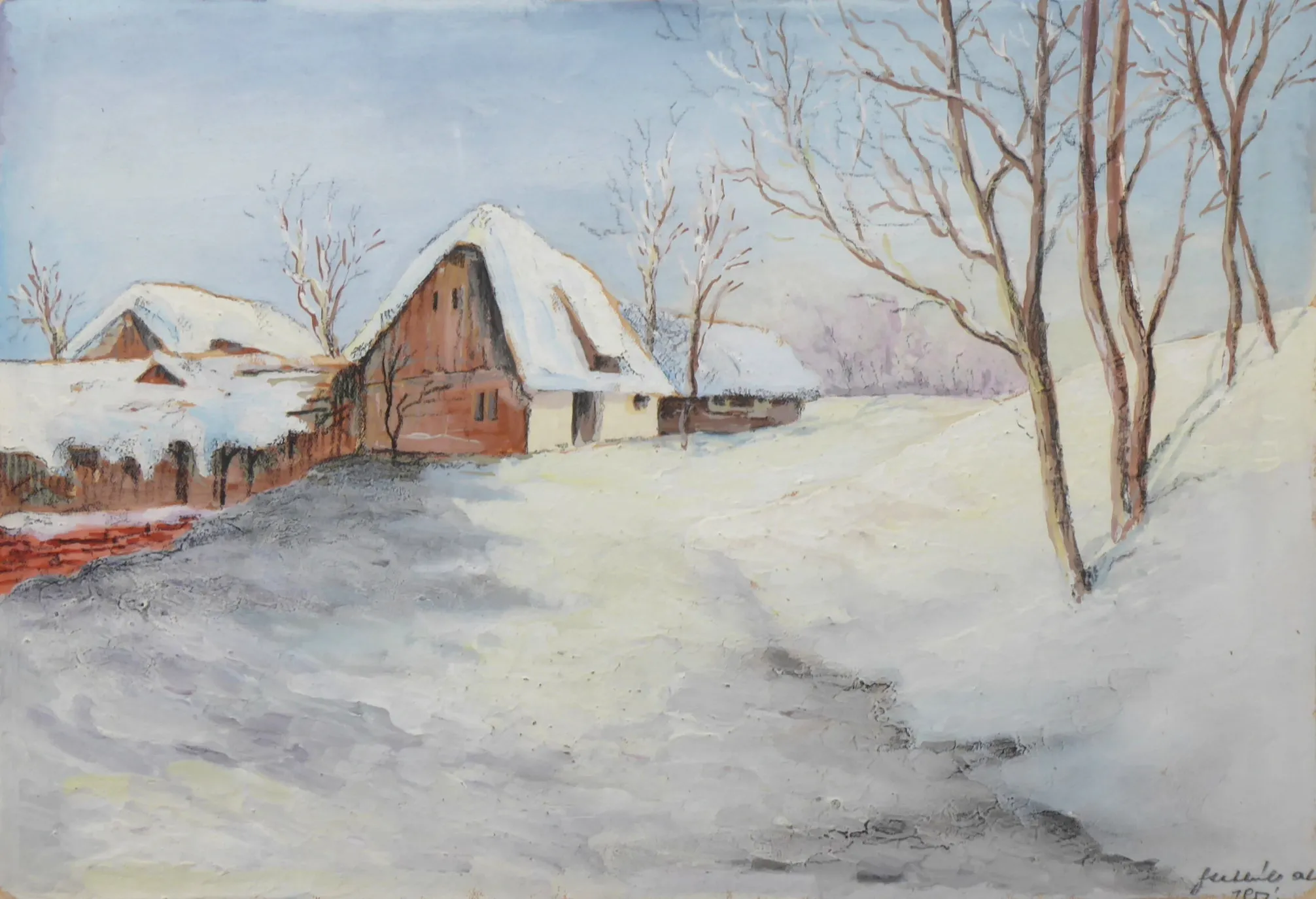 Alois Stehlík – Závěje u stavení - 2