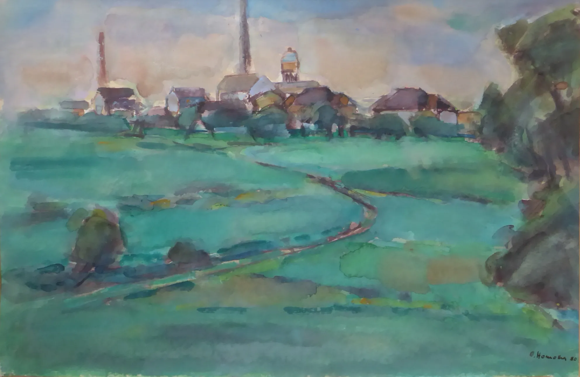 Otmar Homolka – Ráno nad kolonií - 2