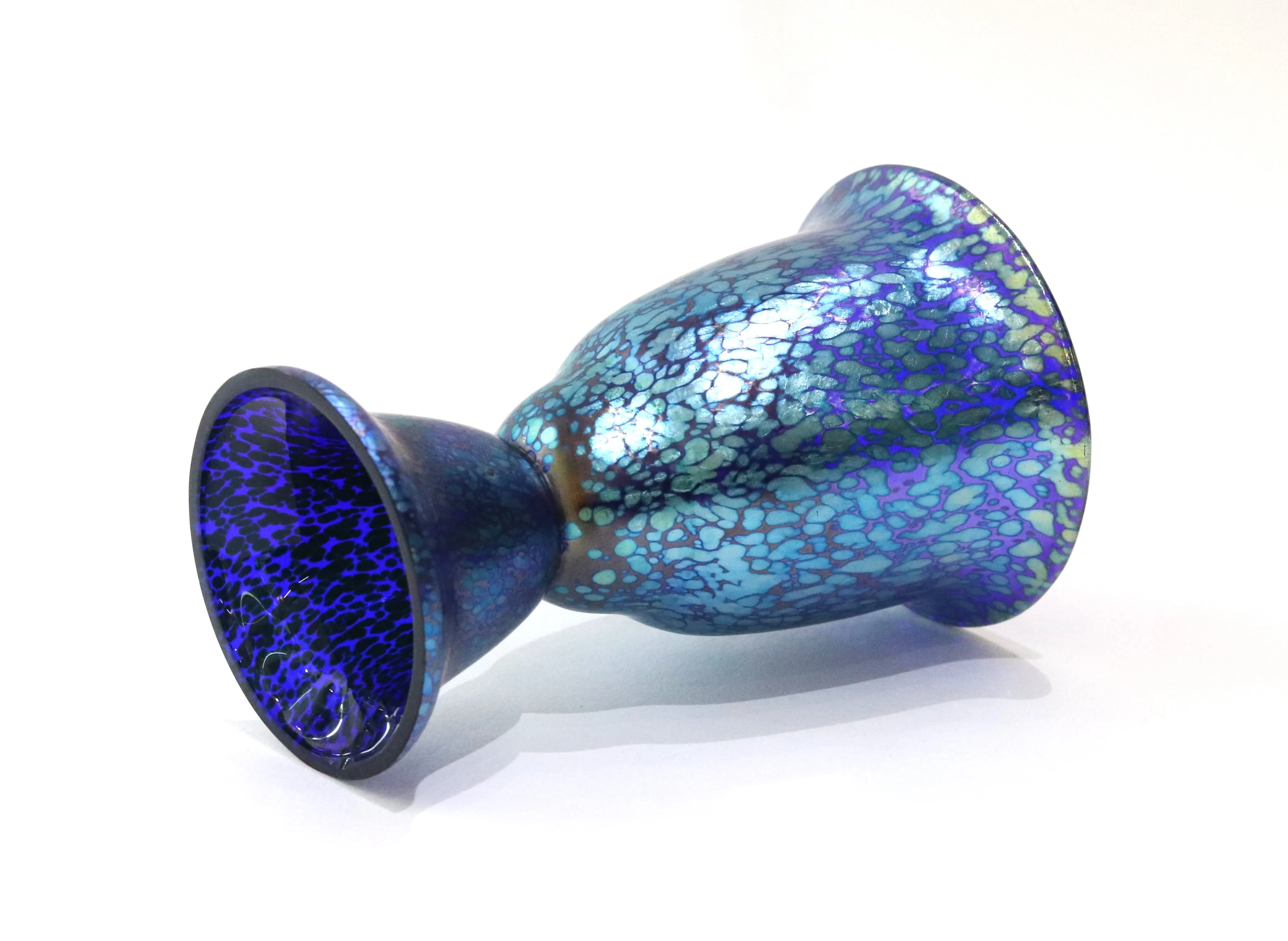Váza Loetz – dekor cobalt Papillon - 2