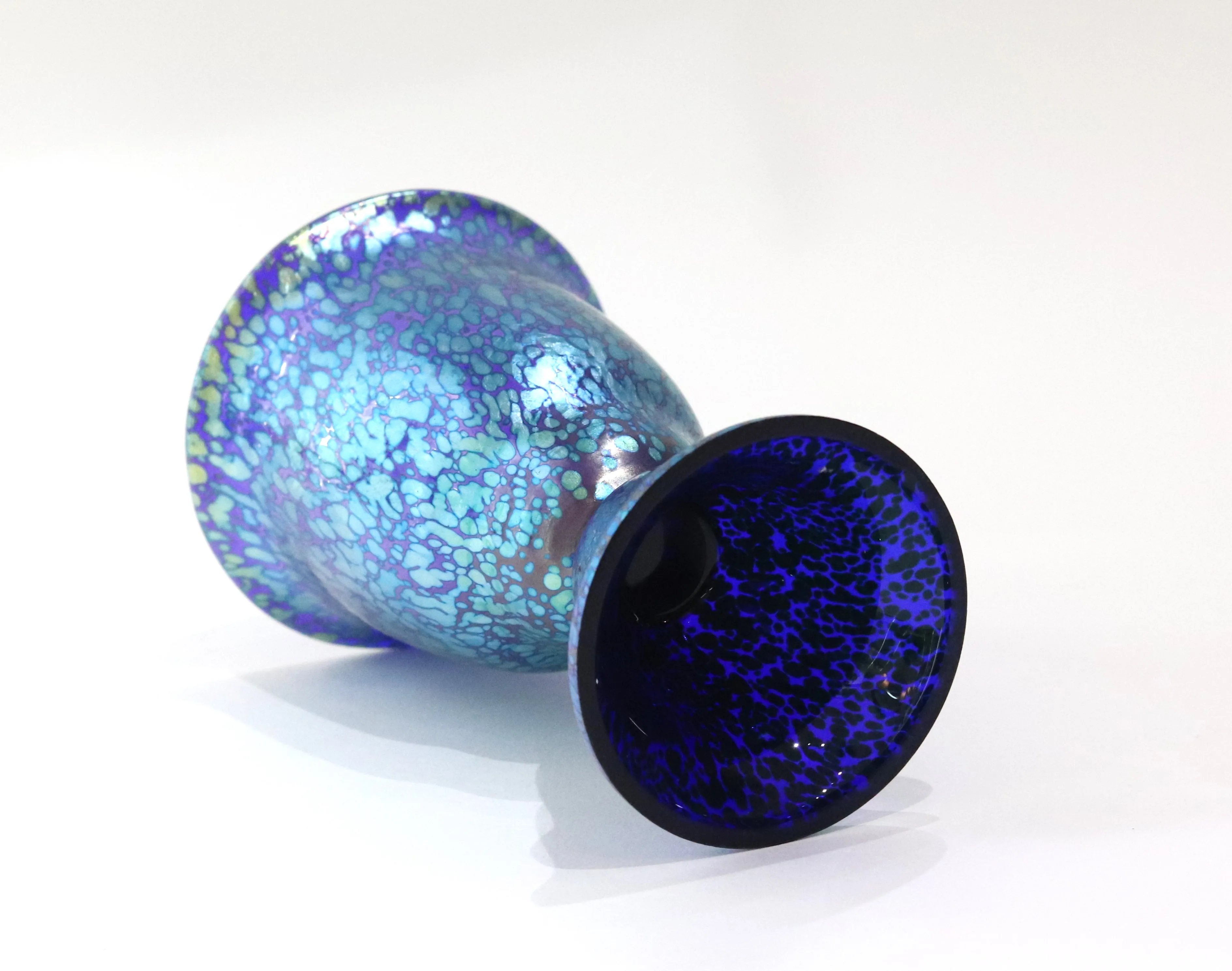 Váza Loetz – dekor cobalt Papillon - 4
