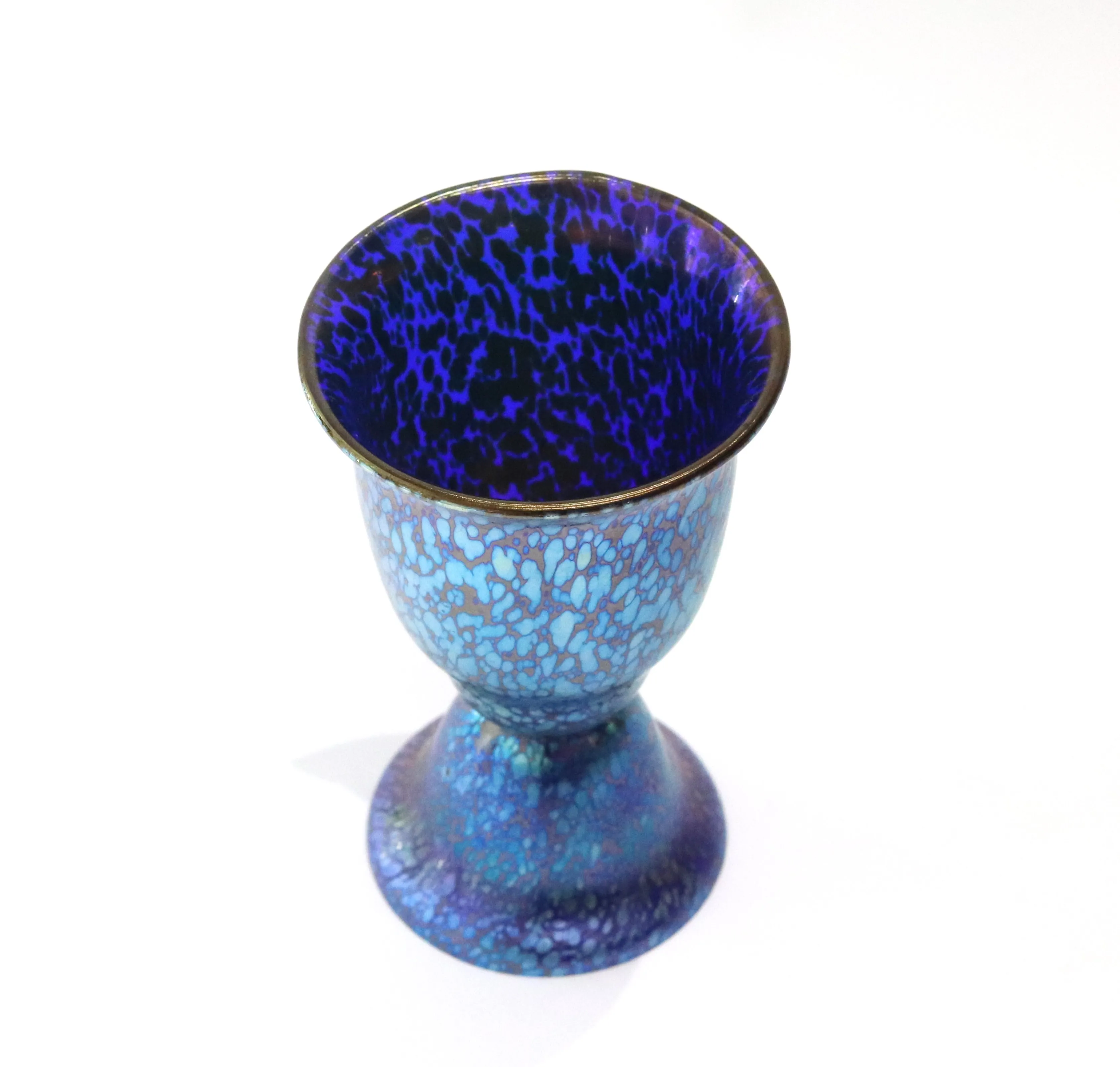 Váza Loetz – dekor cobalt Papillon - 5