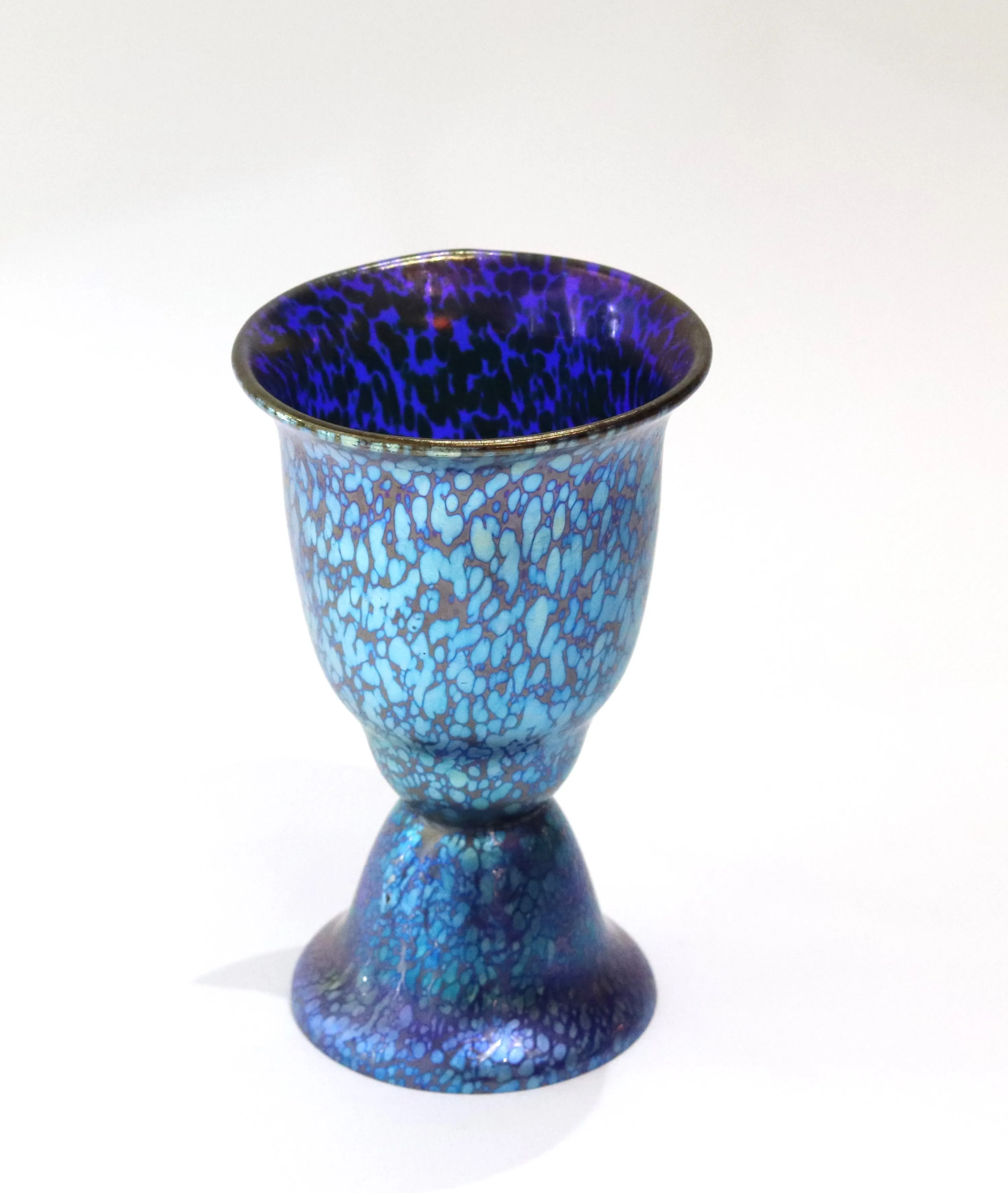 Váza Loetz – dekor cobalt Papillon - 6