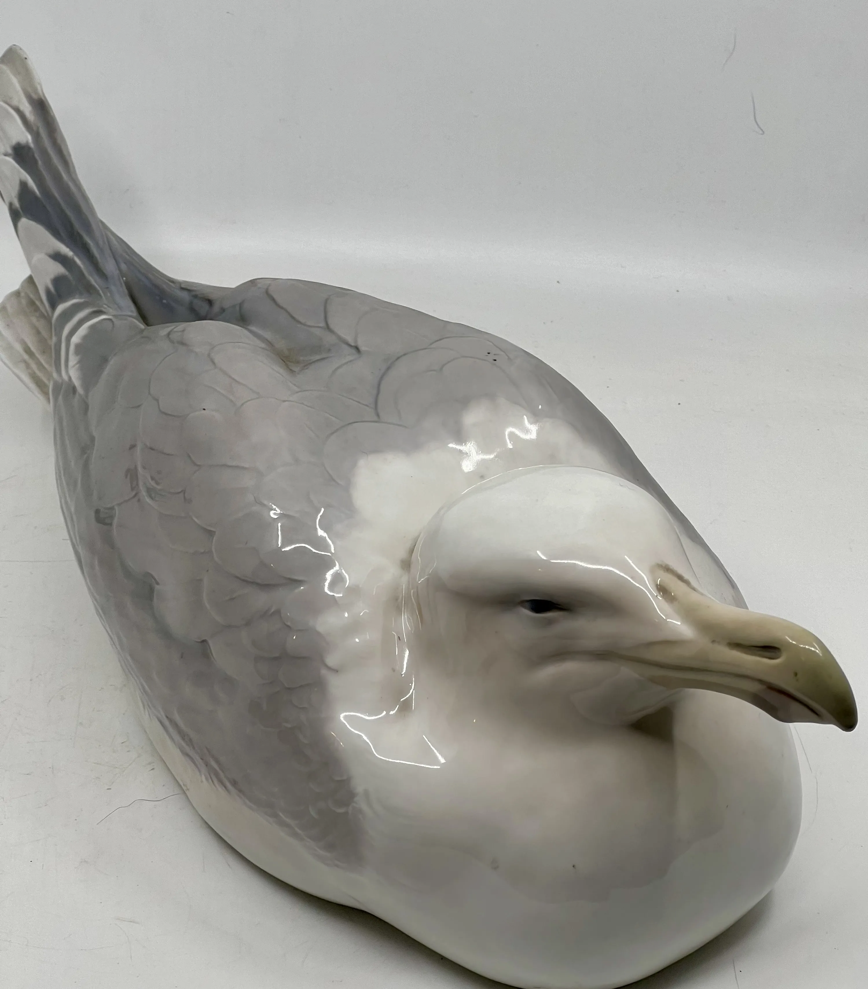 Velká porcelánová plastika “Racek” Kodaň - 4