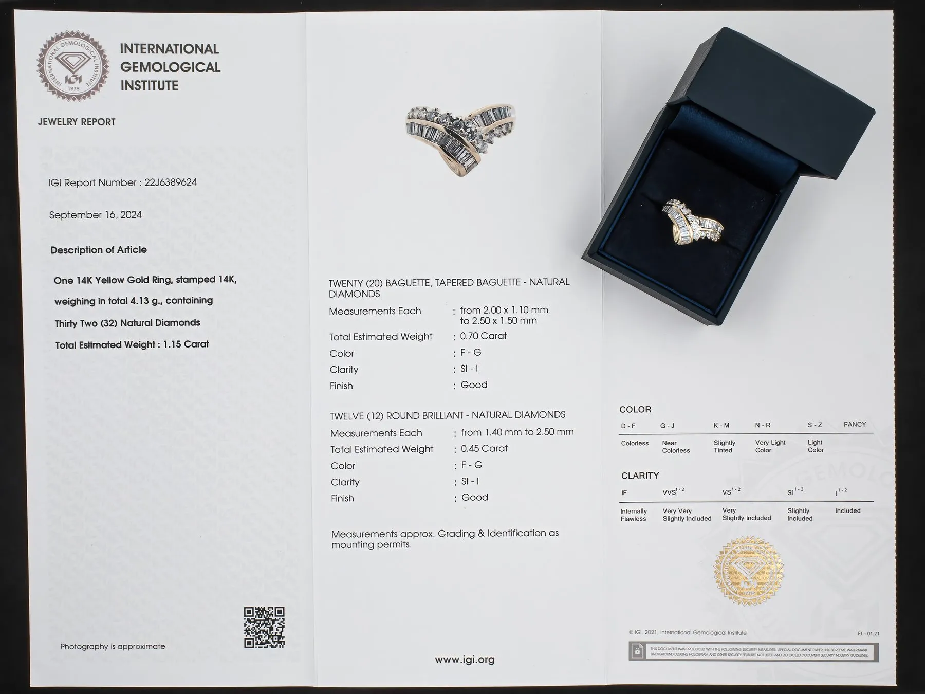 Zlatý prsten s diamanty - 7