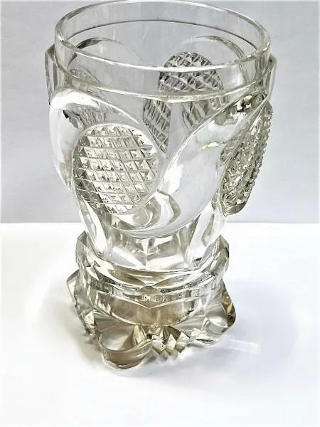 Sklenice čirá- ve stylu Biedermeier – nepoškozená - 2