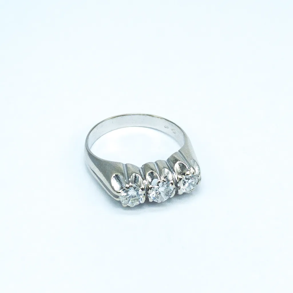 Briliantový prsten, 0,84 Ct - 2