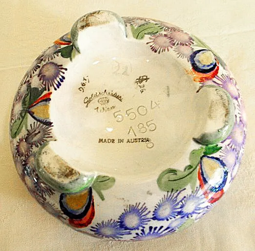 Starožitná porcelánová cukřenka Goldscheider - 2