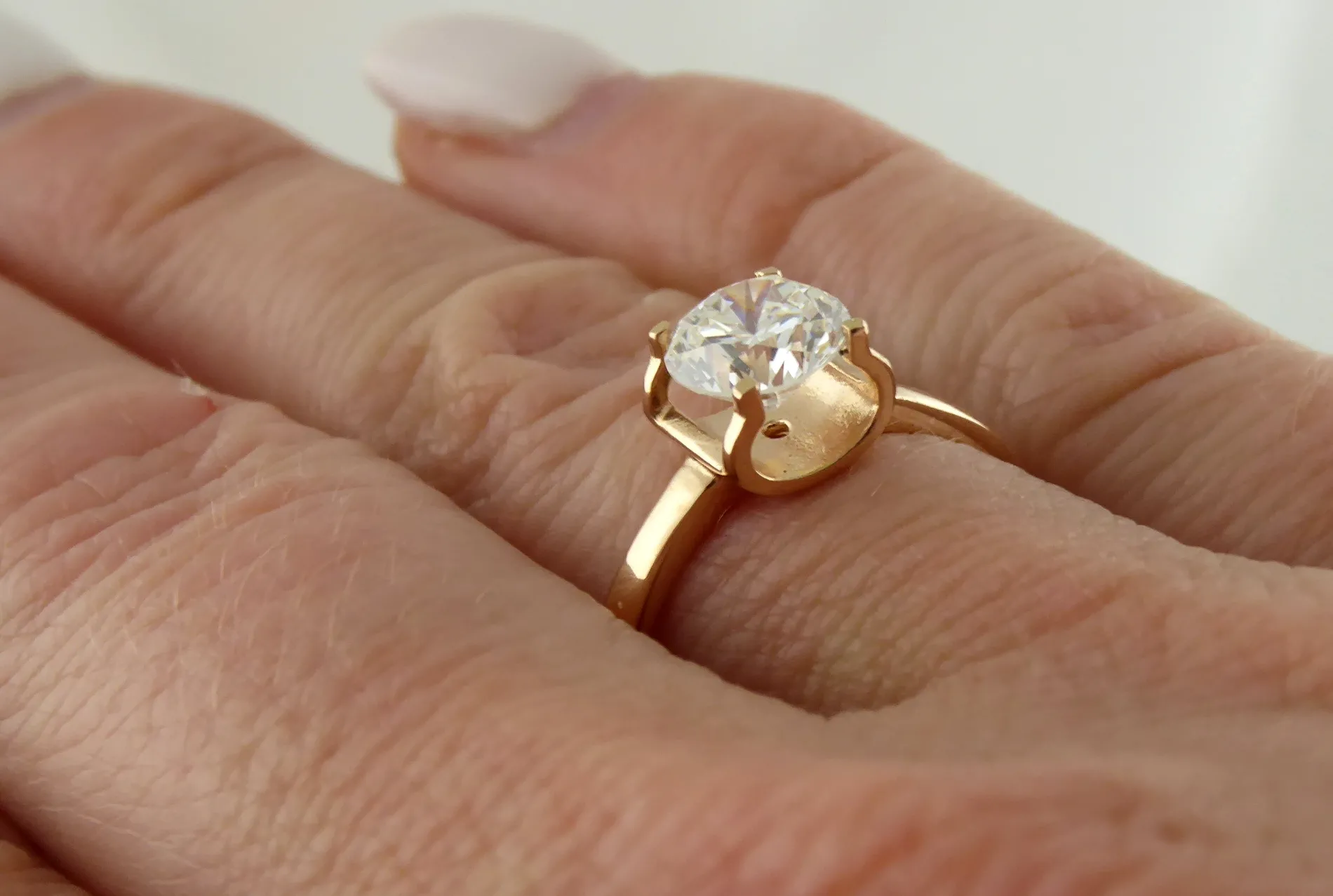 Prsten s diamantem nejvyšší kvality – 1,14 ct - 4