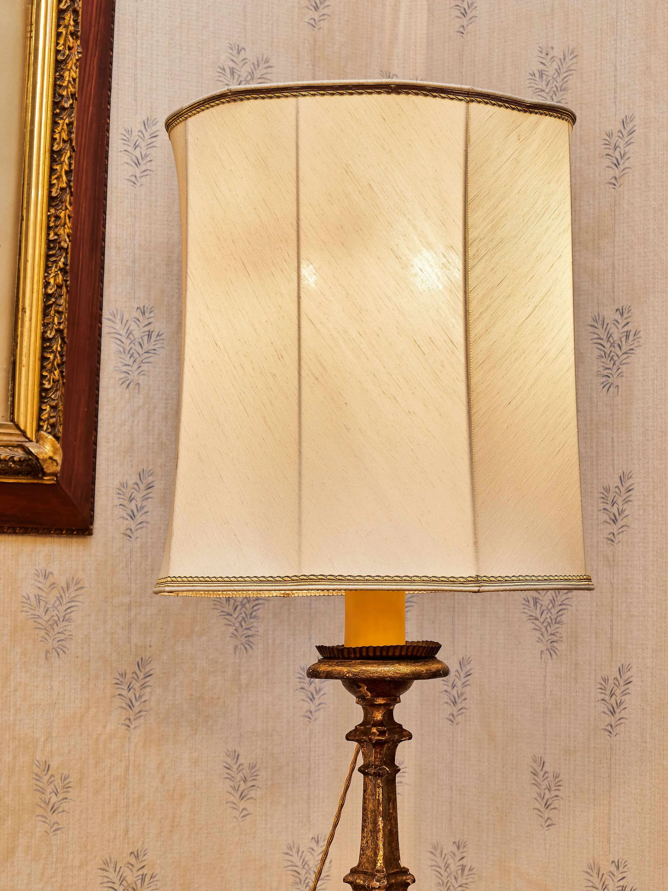 Barokní dřevěný svícen – Lampa - 4