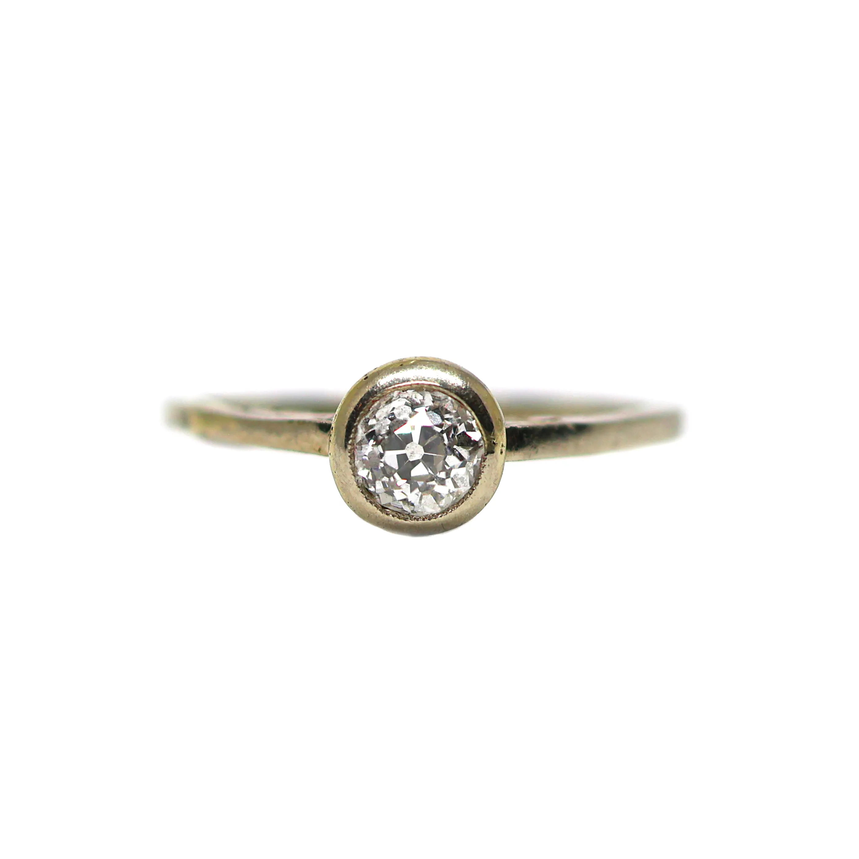 Zlatý prsten s diamantem 0,40ct - 2