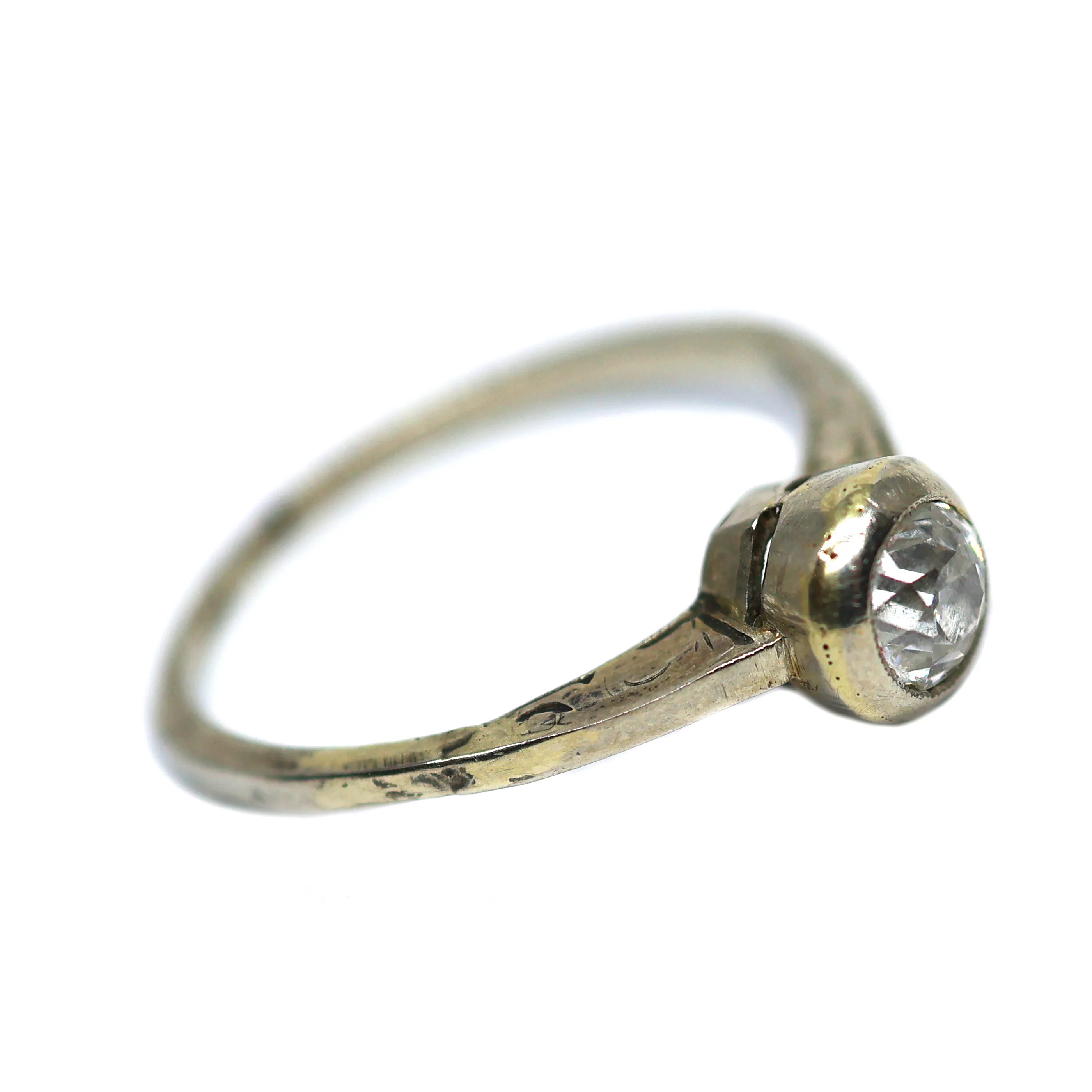 Zlatý prsten s diamantem 0,40ct - 3