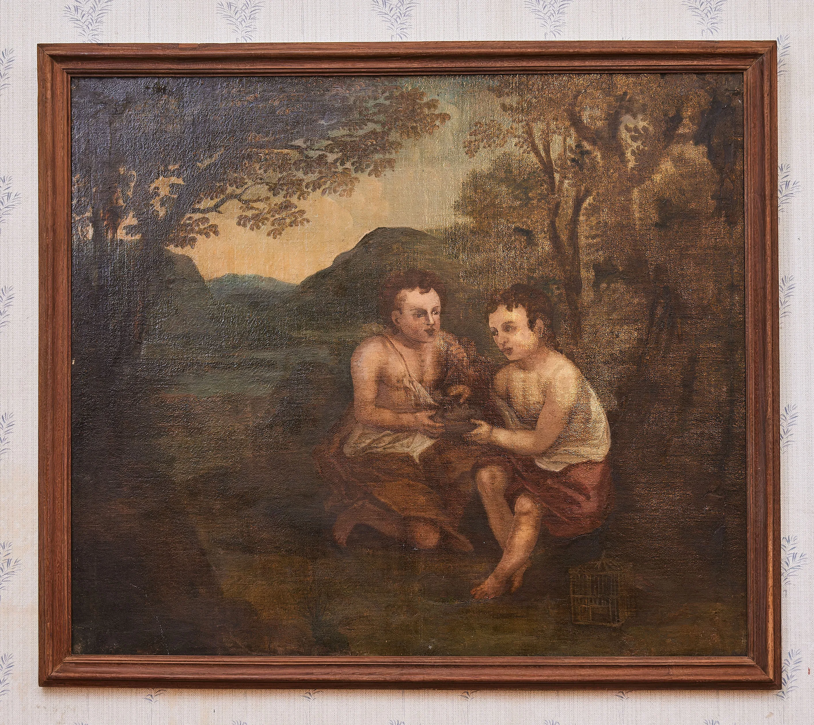 Soubor 4 olejomaleb z přelomu 18. a 19. století 110 X 95 cm - 3