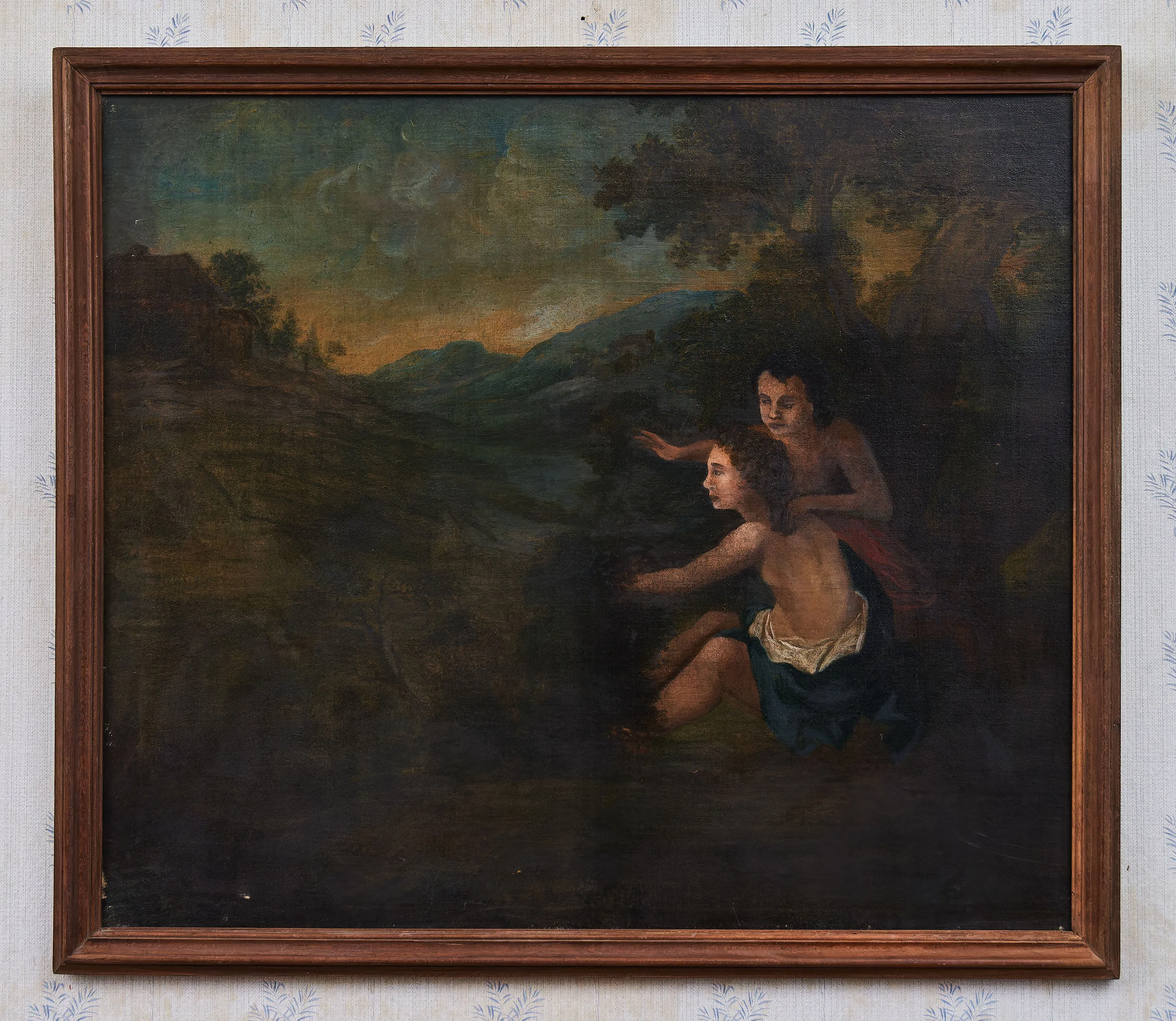 Soubor 4 olejomaleb z přelomu 18. a 19. století 110 X 95 cm - 5