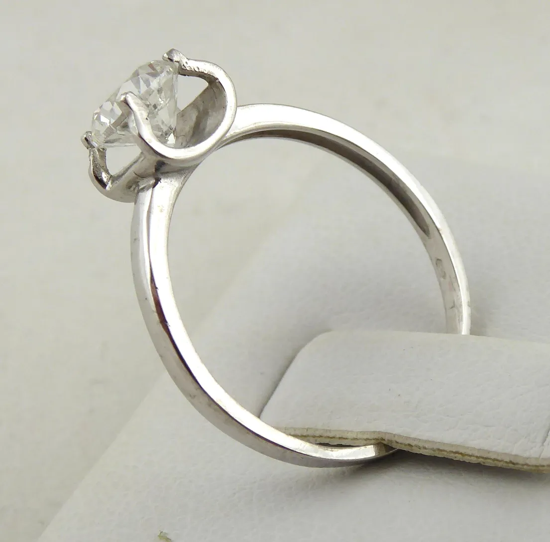 Prsten se solitérním diamantem  – 1,00 ct - 3