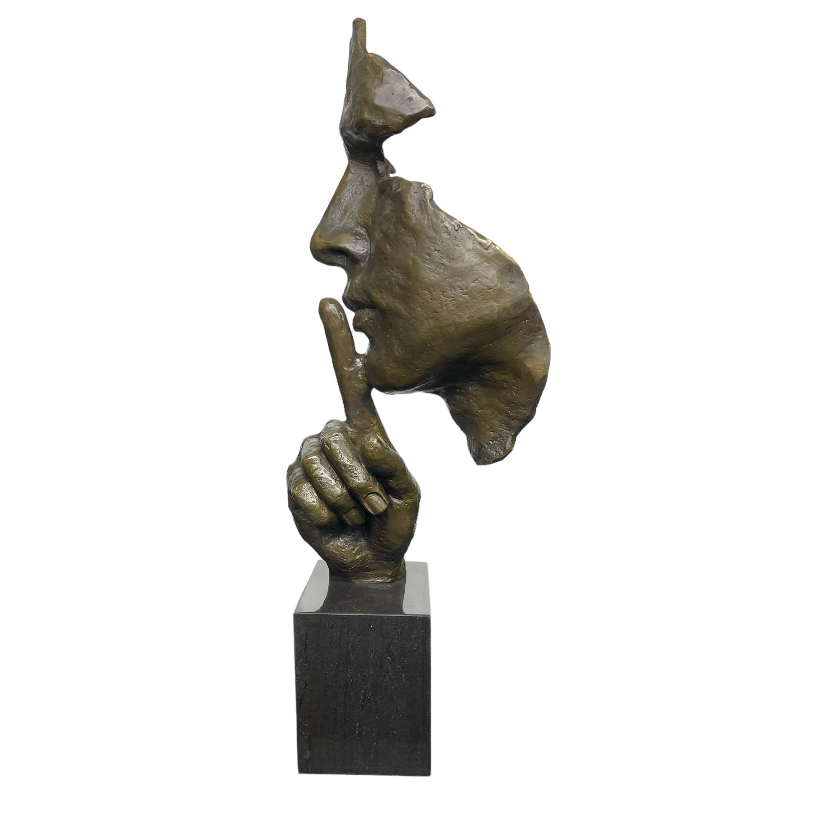 Salvador Dalí bronzová socha ,,ticho,, 47cm - 2