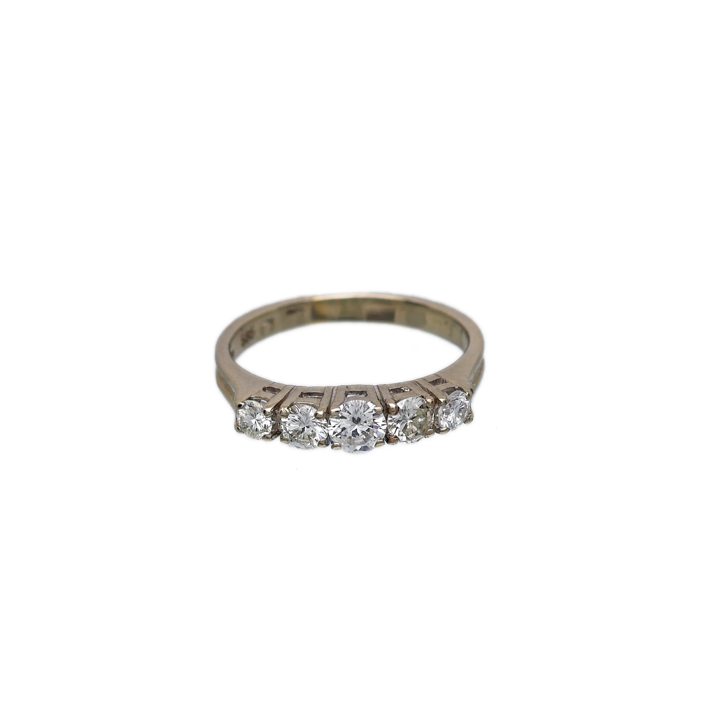 Zlatý prsten s brilianty 0,61ct (vzácně bílý F-G-H)+ certifikát - 3