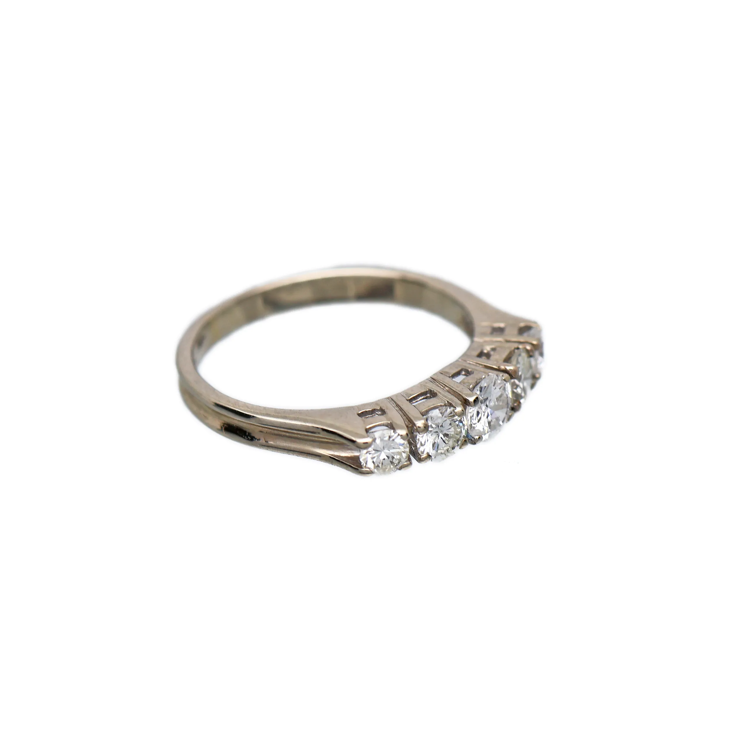 Zlatý prsten s brilianty 0,61ct (vzácně bílý F-G-H)+ certifikát - 2