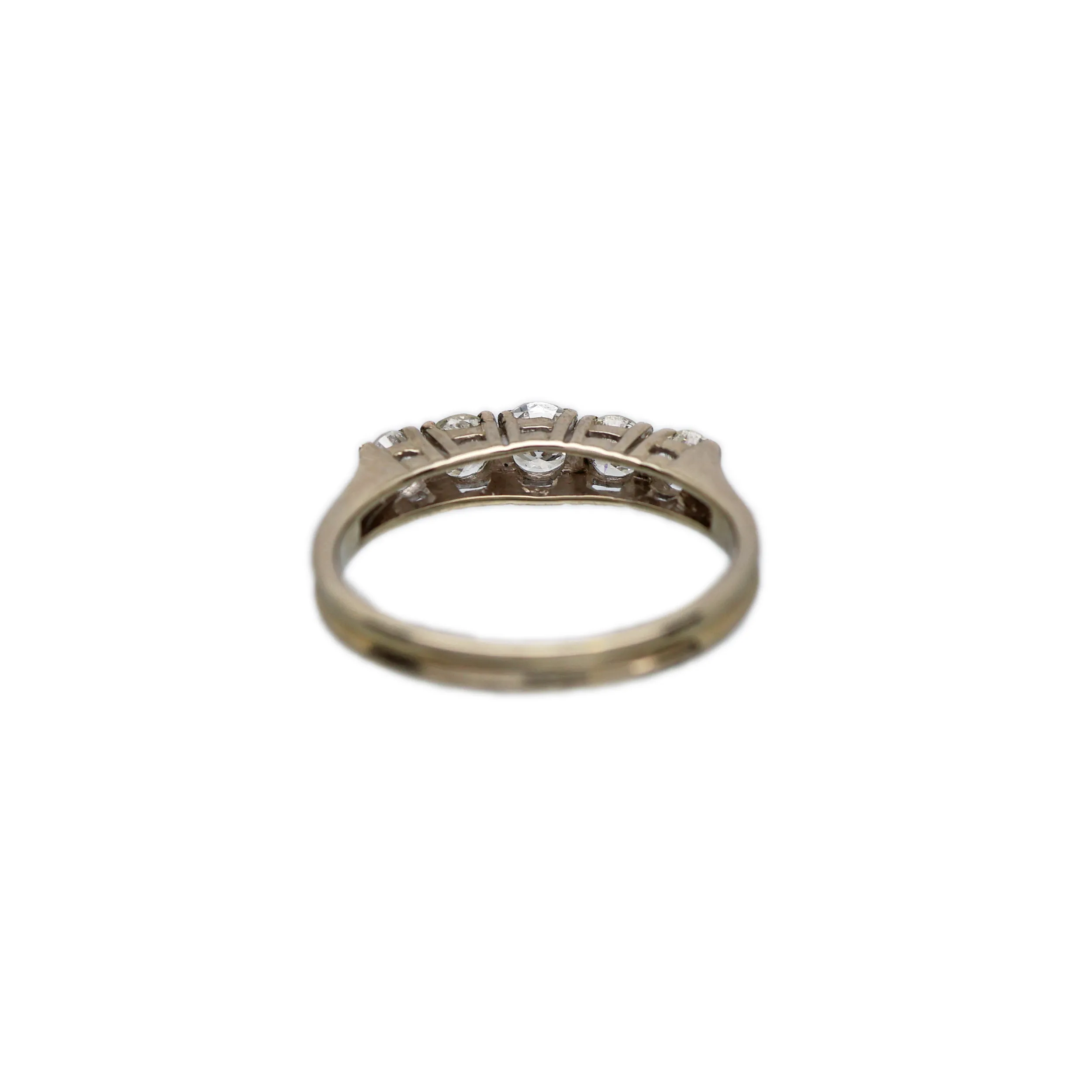 Zlatý prsten s brilianty 0,61ct (vzácně bílý F-G-H)+ certifikát - 5