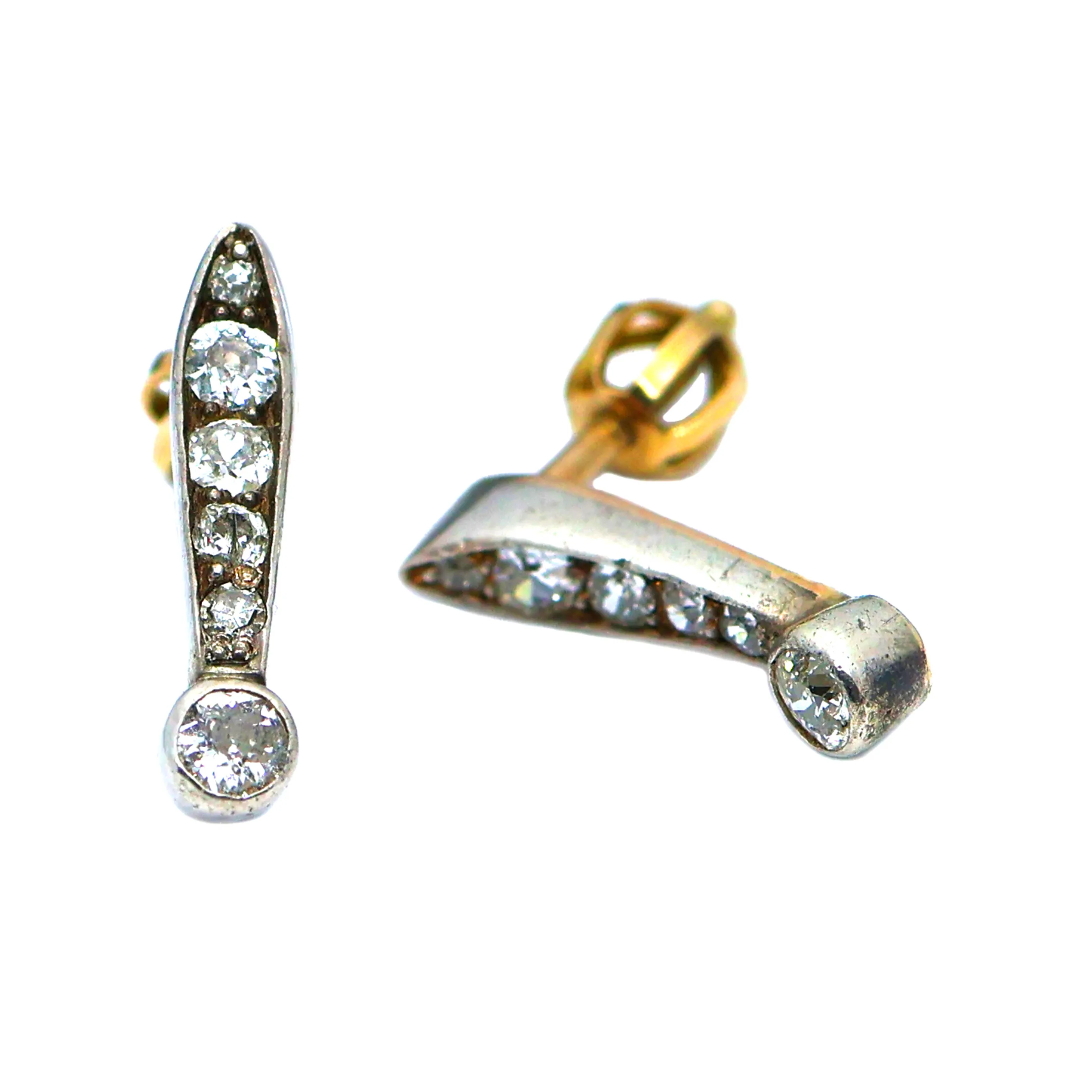 Zlaté náušnice s diamanty 0,53ct - 2