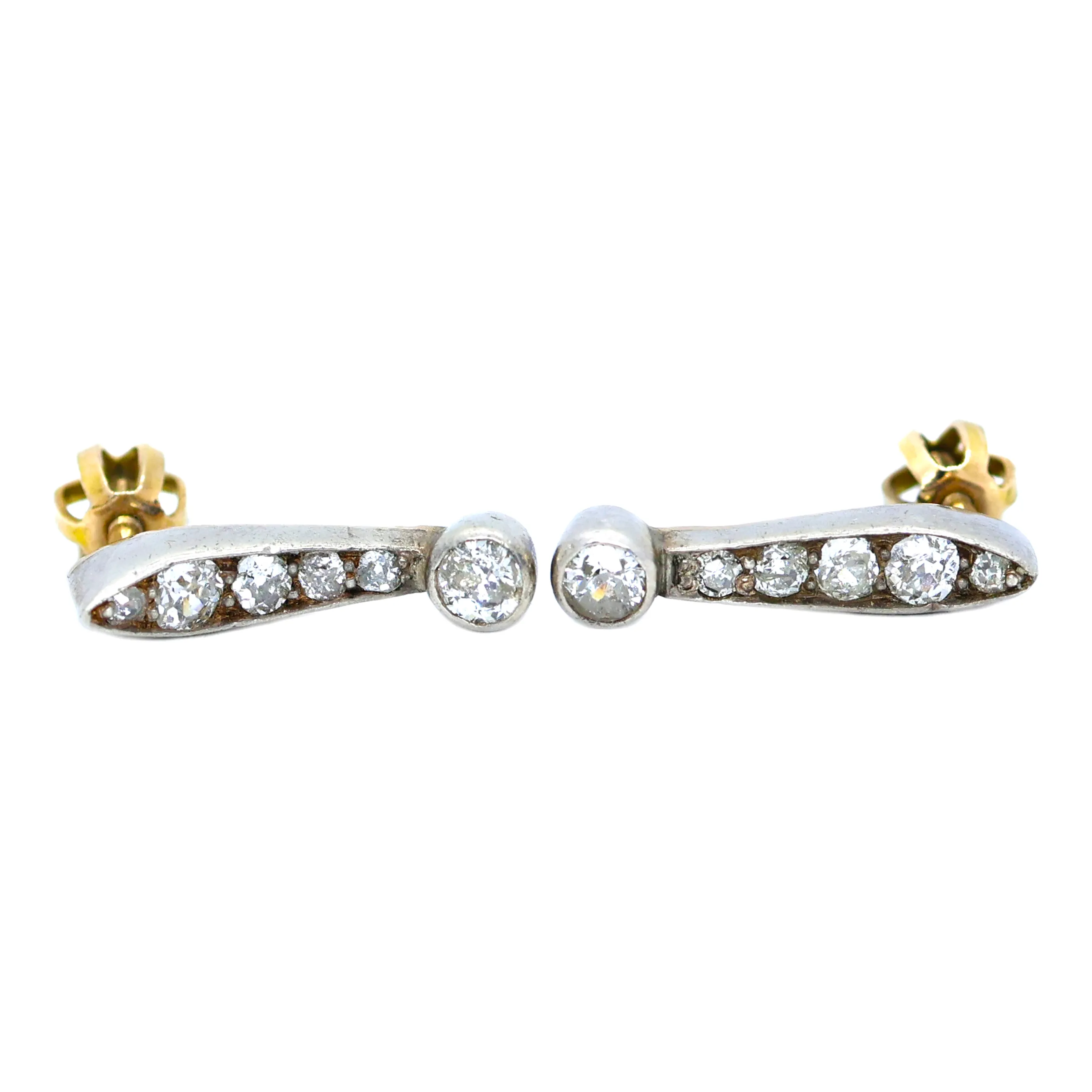 Zlaté náušnice s diamanty 0,53ct - 3