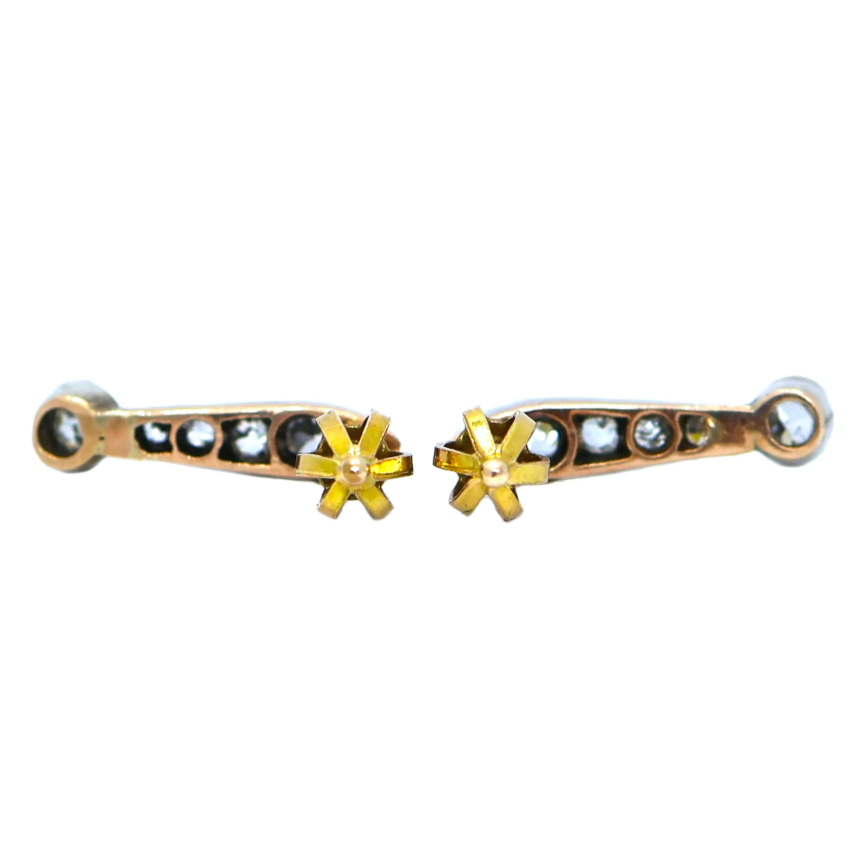 Zlaté náušnice s diamanty 0,53ct - 4