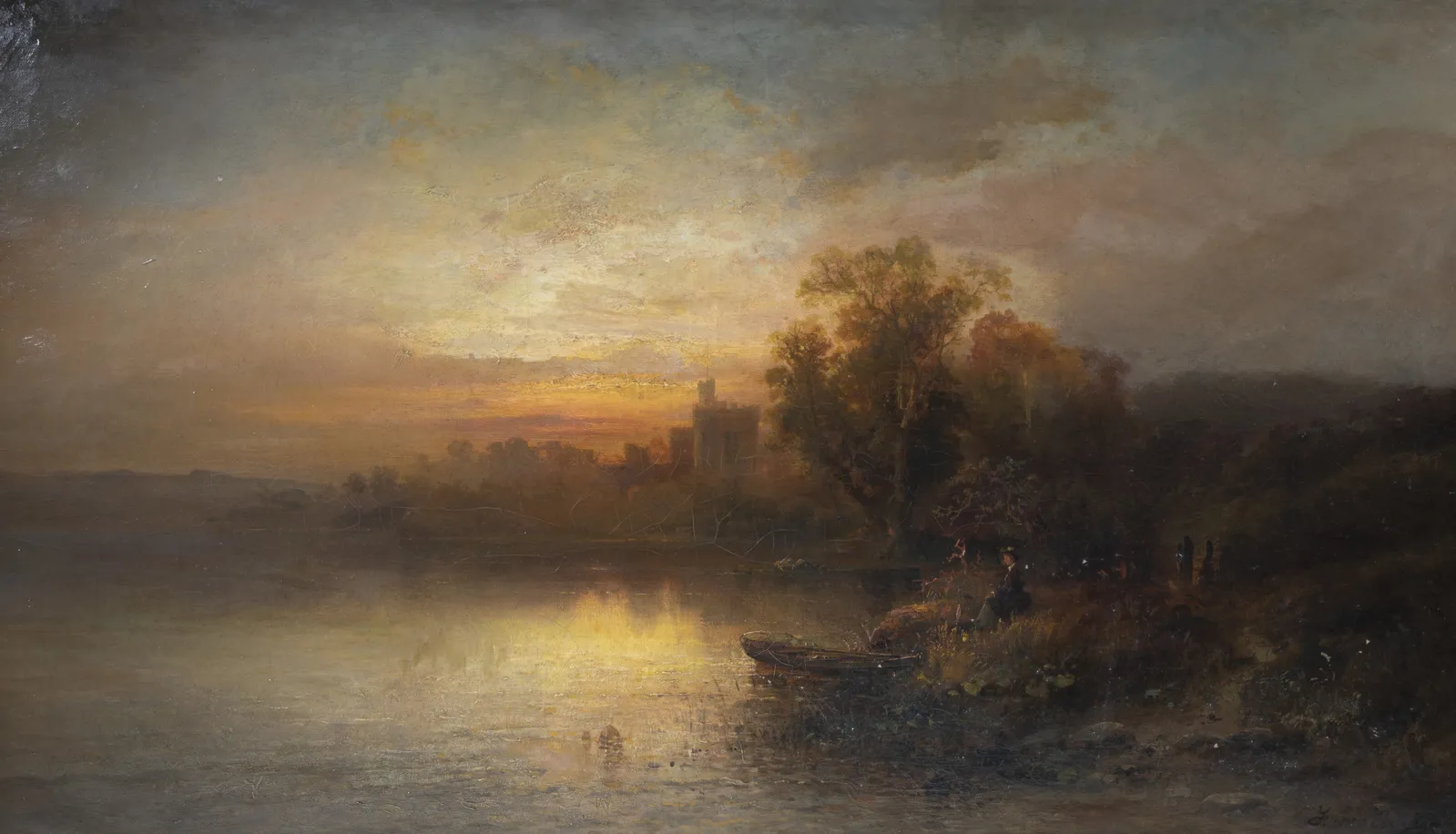 Franz Emil Krause, Romantická říční krajina - 6
