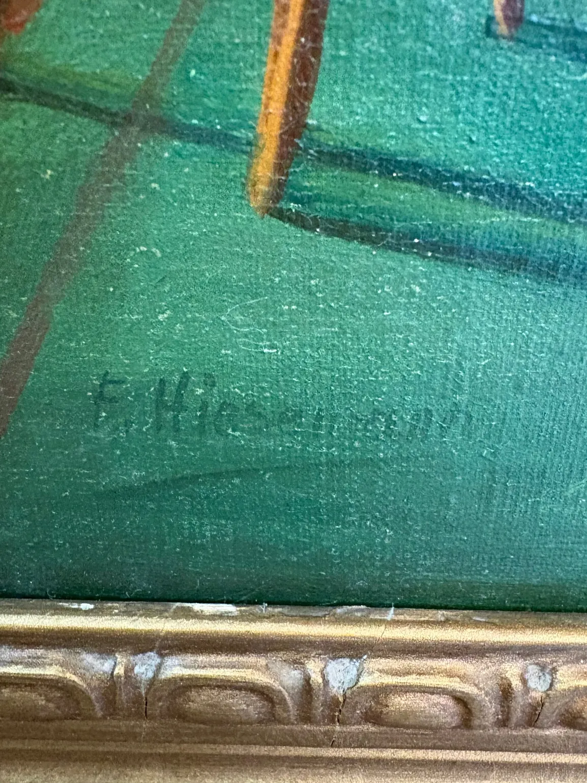 Obraz „Biedermeierský interiér“  F. Hiesemann - 5