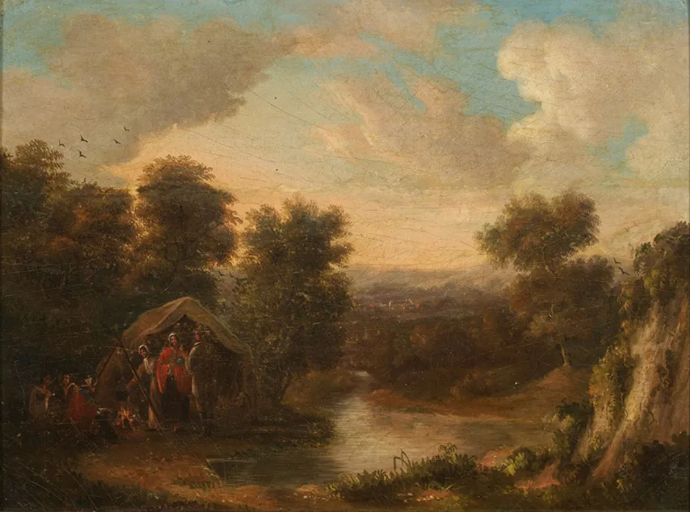 Johann Conrad Seekatz, Krajina s kočovníky - 2