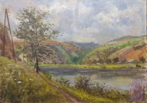 František Šurek – Berounka u Srbska - 2