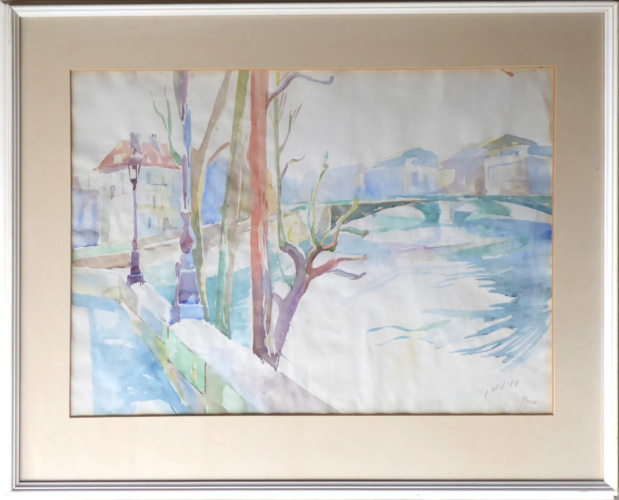 Jaroslav Klát – Na břehu Seiny - 1