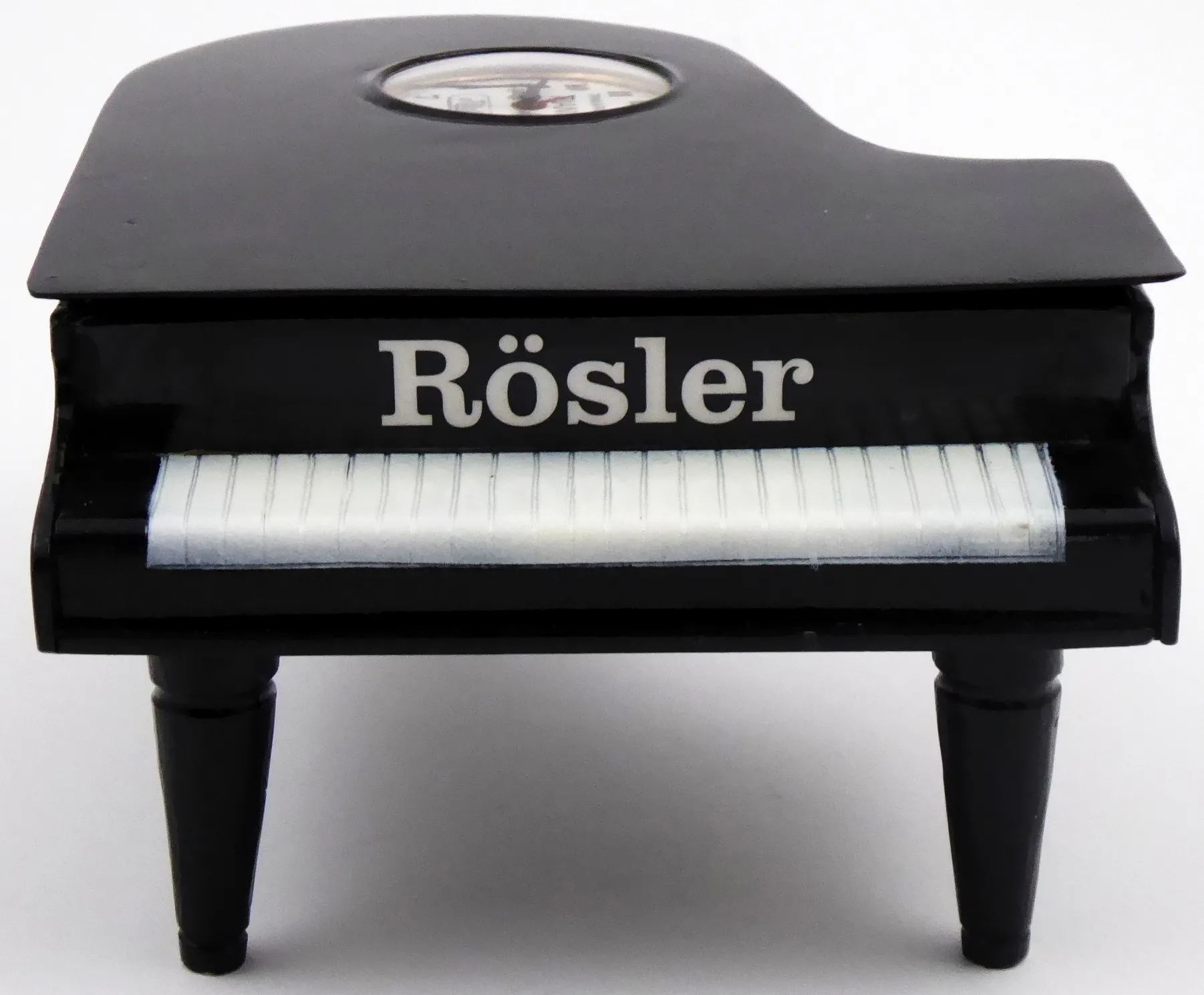 Piano s hracím strojem a hodinami – Gustav Rösler