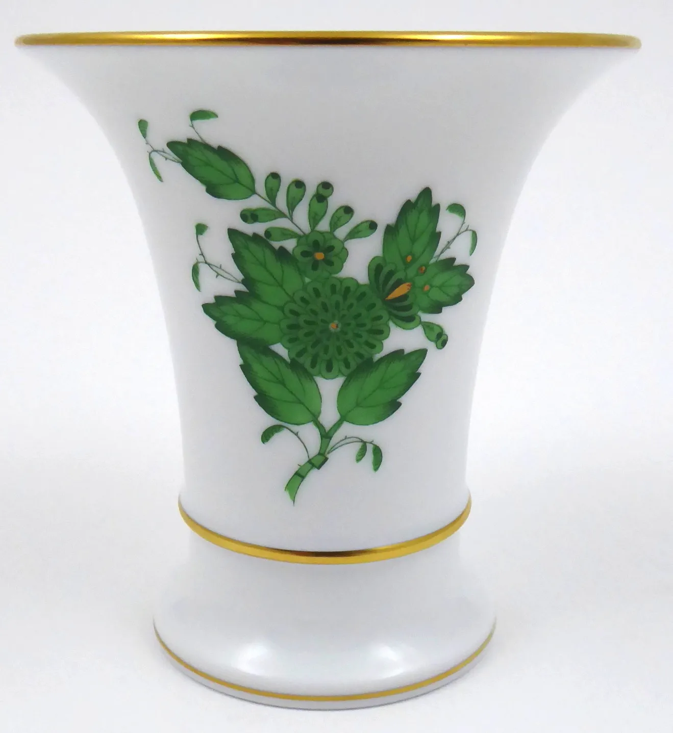 Elegantní vázička – Herend, vzor Appony Green
