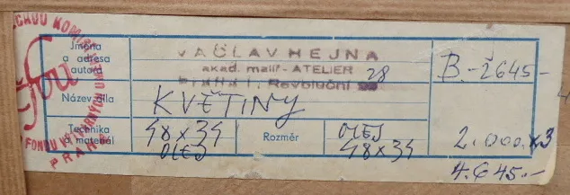 Václav Hejna – Bílé květiny - 5