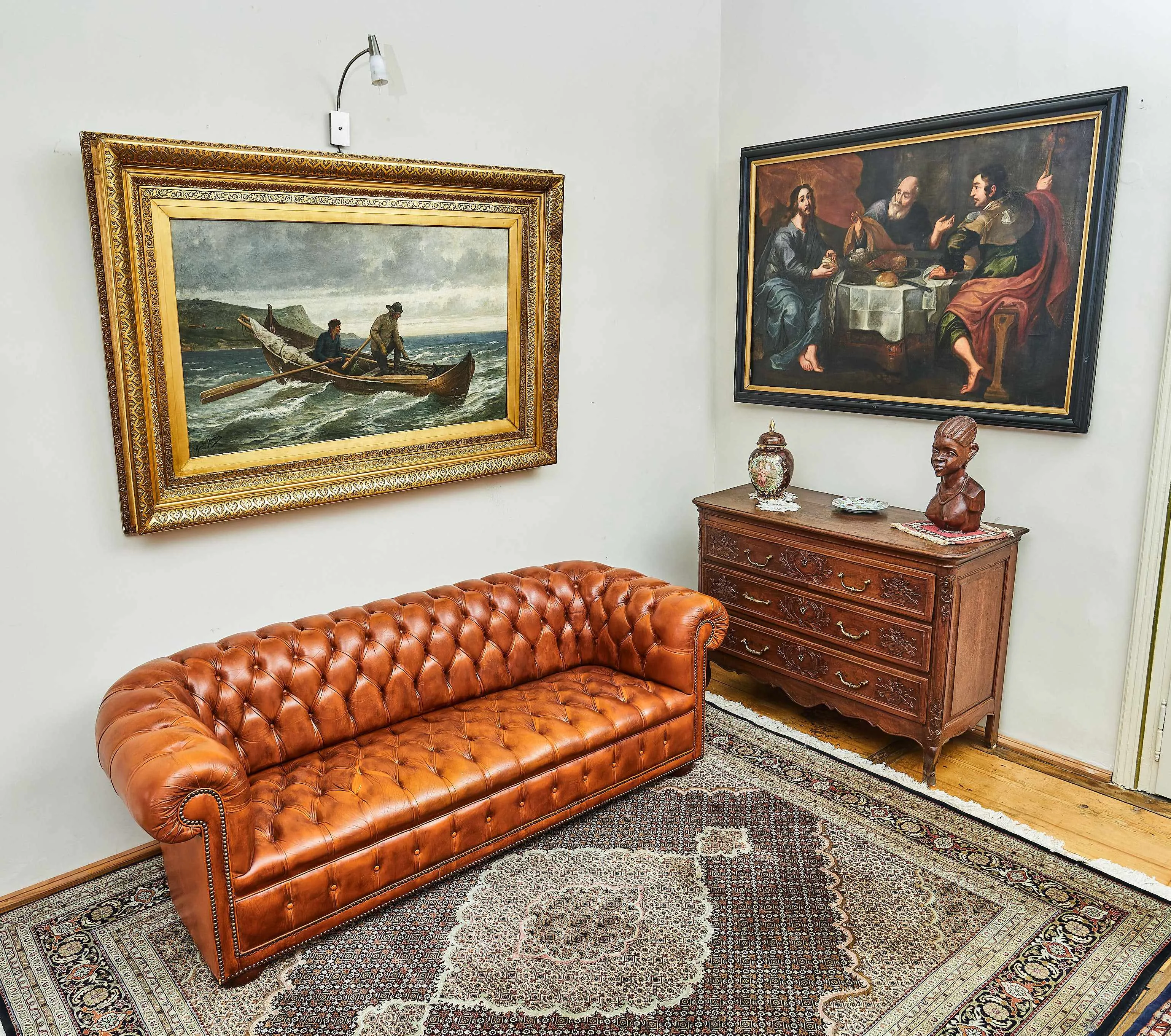 Klasická Chesterfield sofa velká - 8