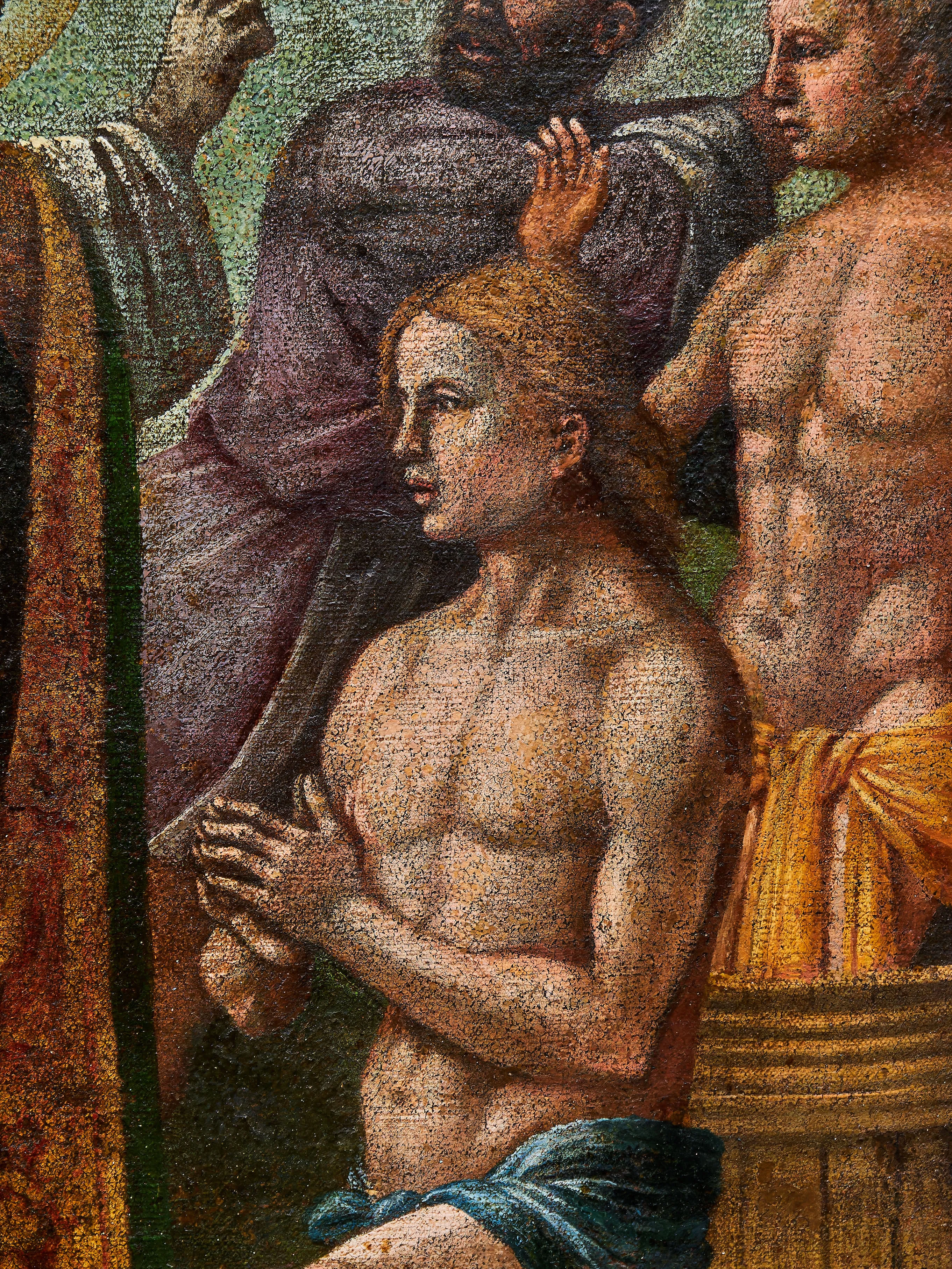 Křest svatého Mauricia / Viktora – vlámská barokní malba - 4