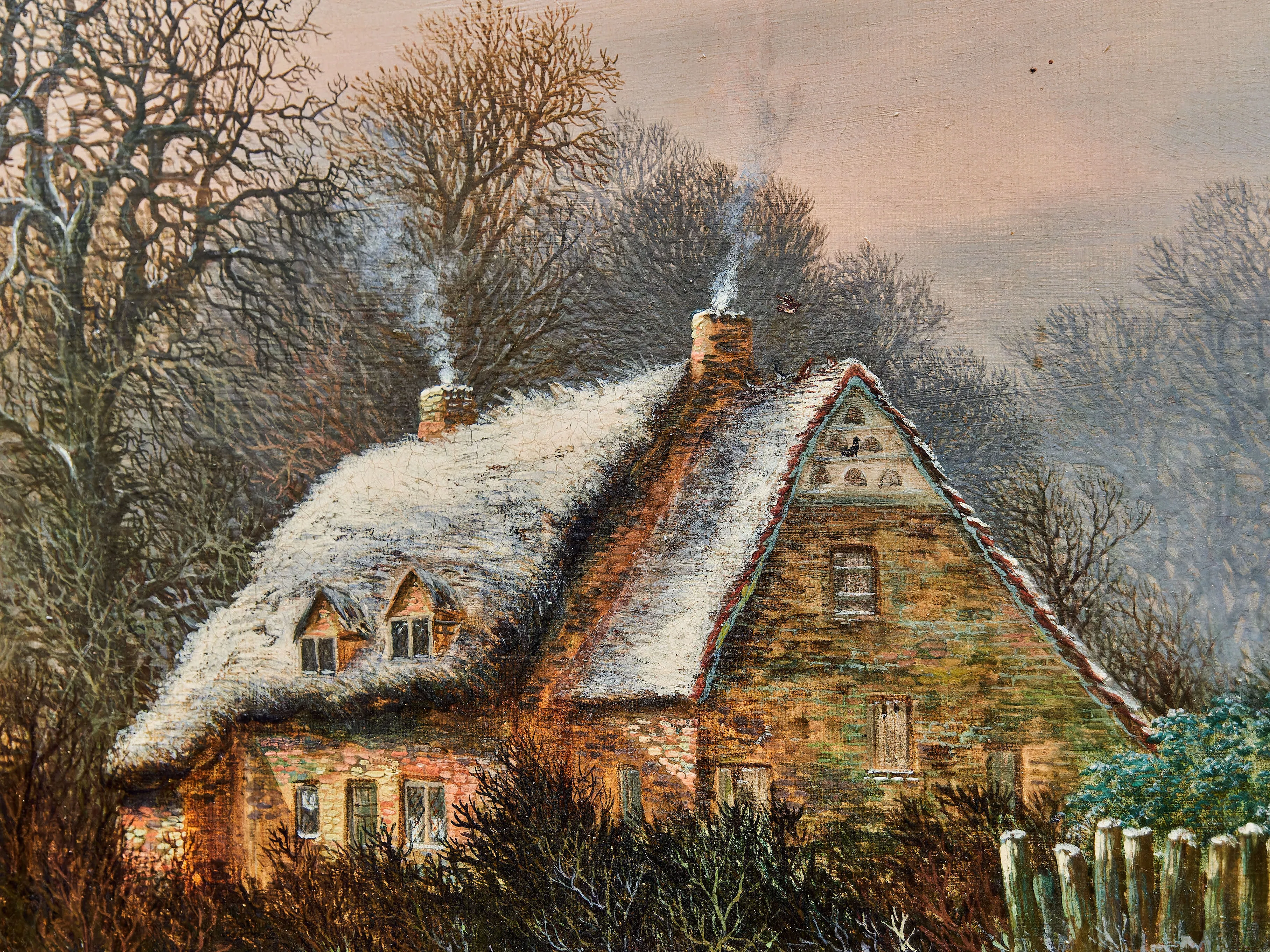 Charles Leaver (1824–1888) – Zimní krajina - 8