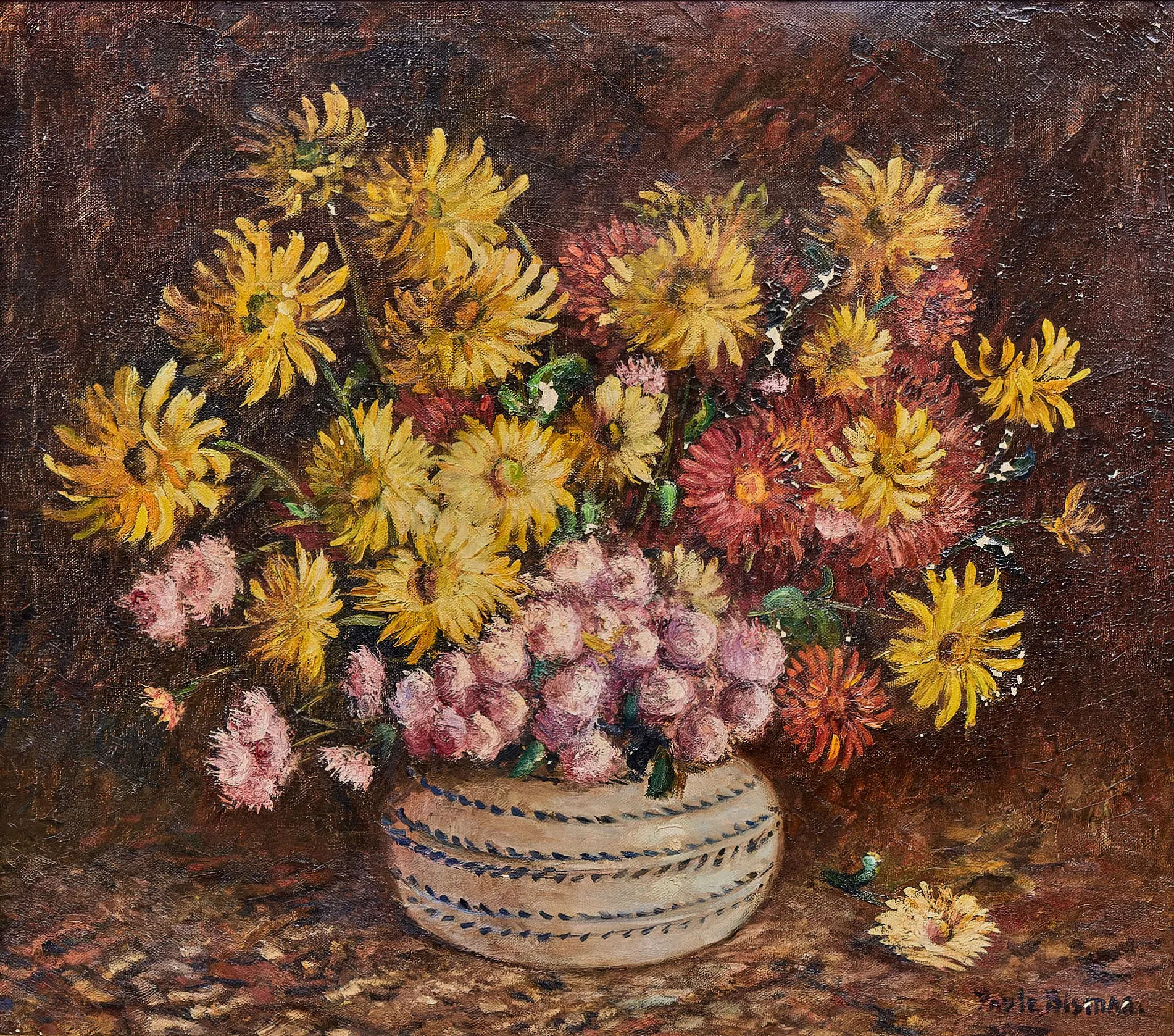 Paule Bisman (1897–1973) – Květinové zátiší - 2