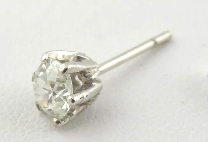 Elegantní zlaté náušnice s diamanty – 0,85 ct - 2